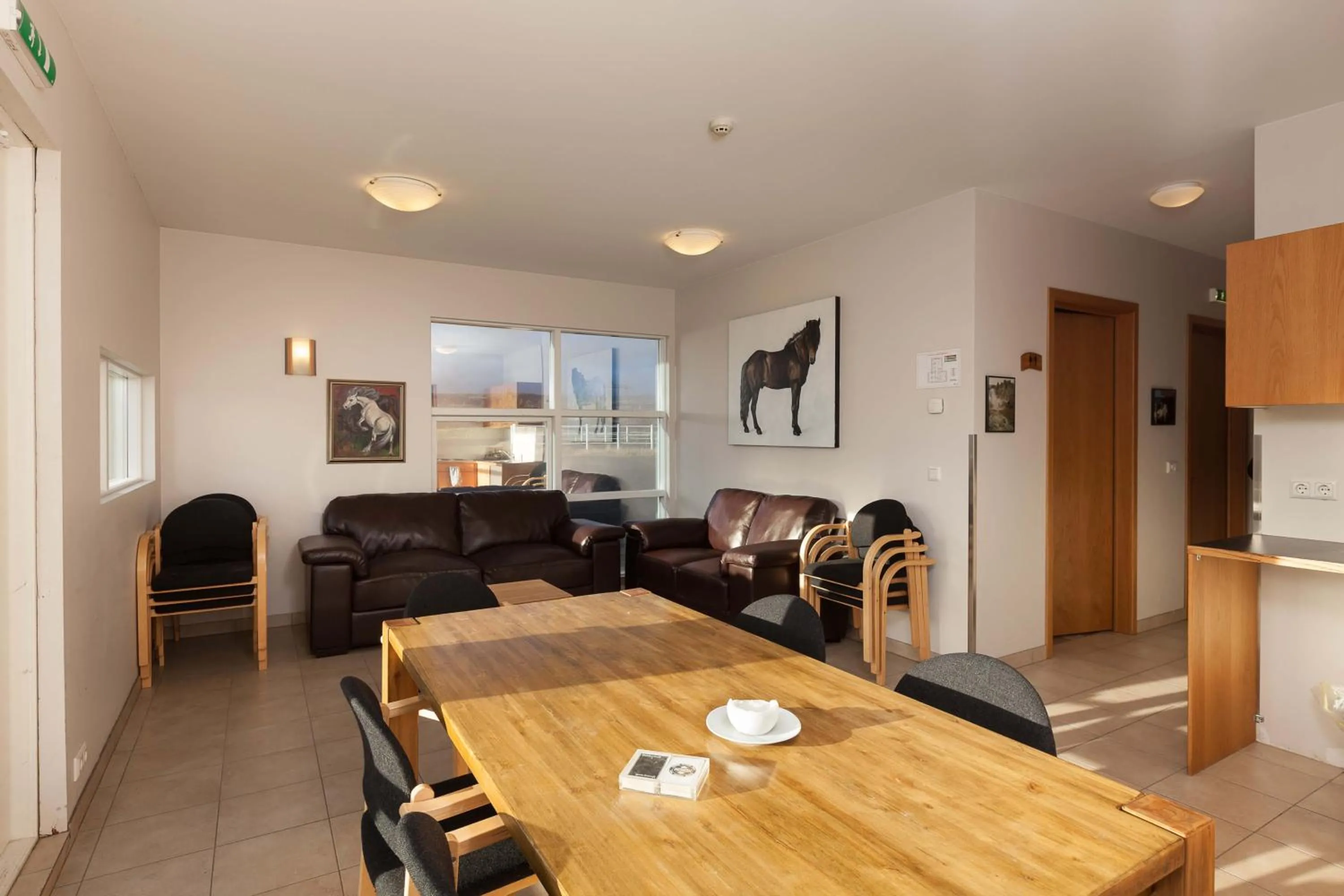 Living room in Guesthouse Eldhestar