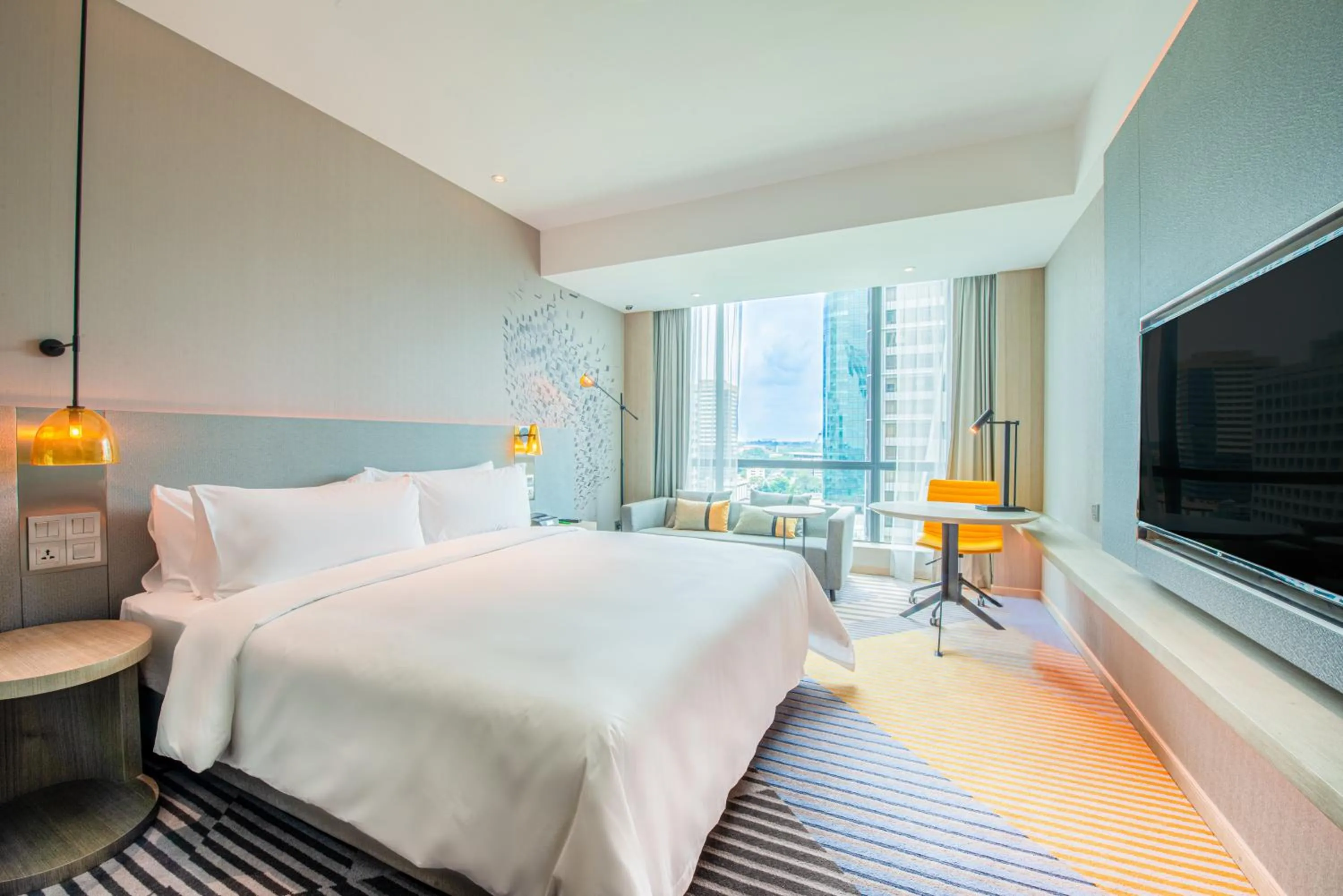 Photo of the whole room, Bed in Holiday Inn Johor Bahru City Centre by IHG