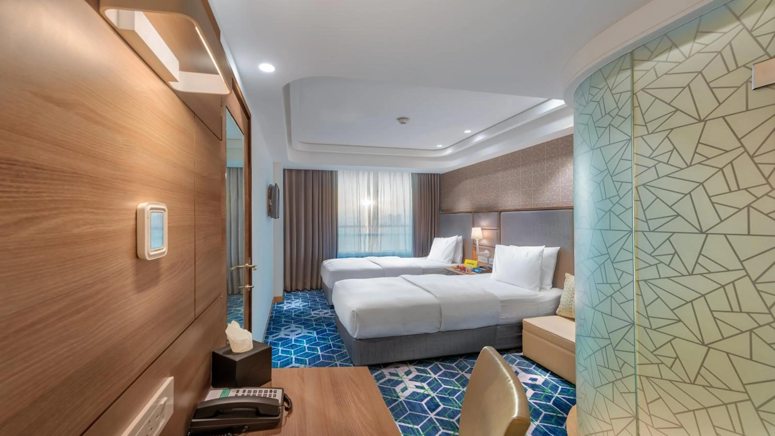 Photo of the whole room, Bed in Holiday Inn Gurugram Sector 90 by IHG