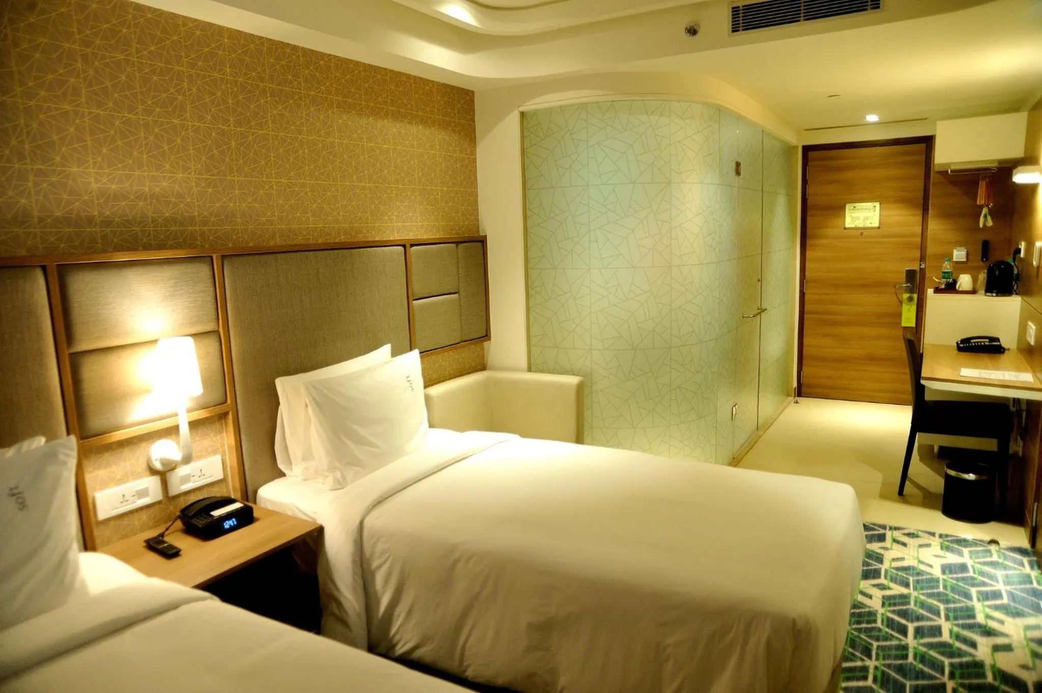 Photo of the whole room, Bed in Holiday Inn Gurugram Sector 90 by IHG