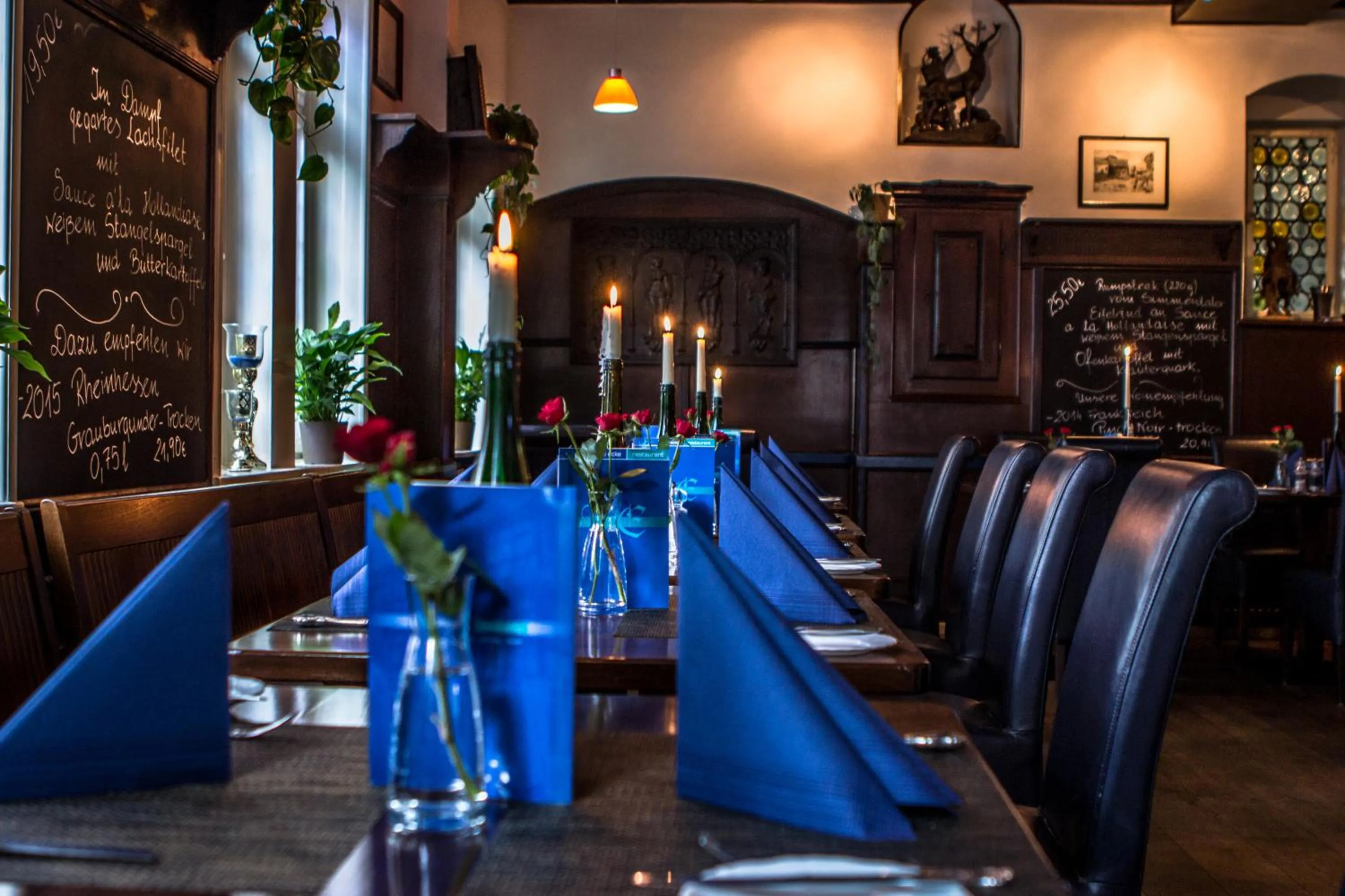 Food and drinks in Hotel Blaue Ecke