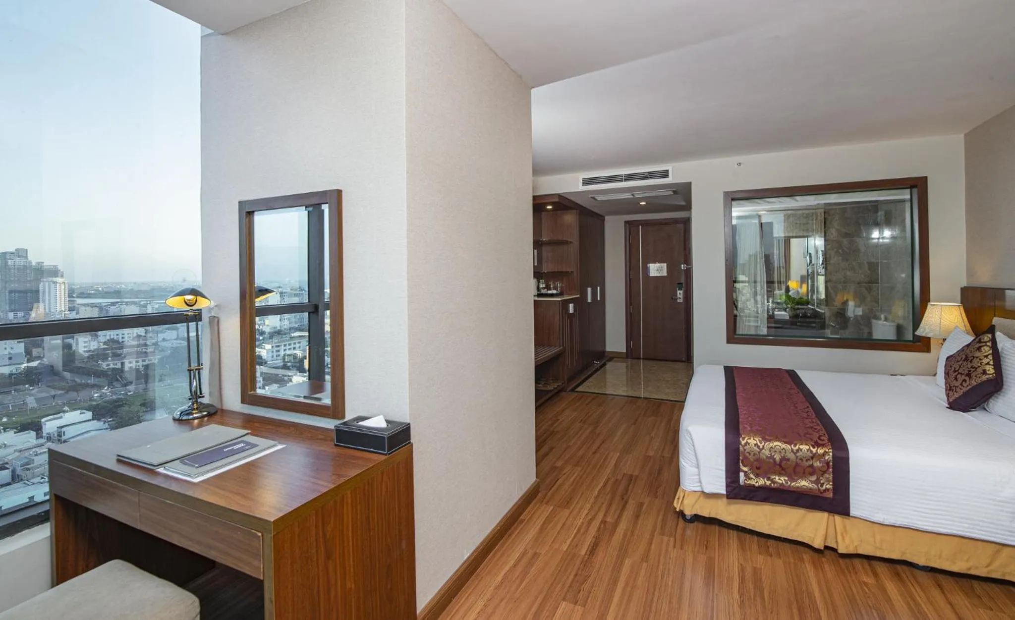 Bed in Muong Thanh Grand Da Nang Hotel