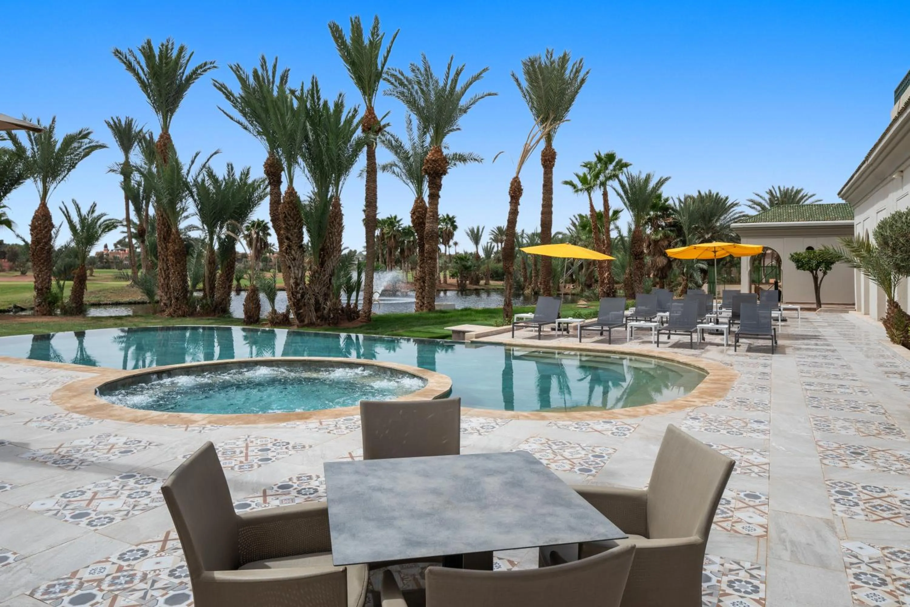 Golfcourse in Palmeraie Golf Suites By Pickalbatros