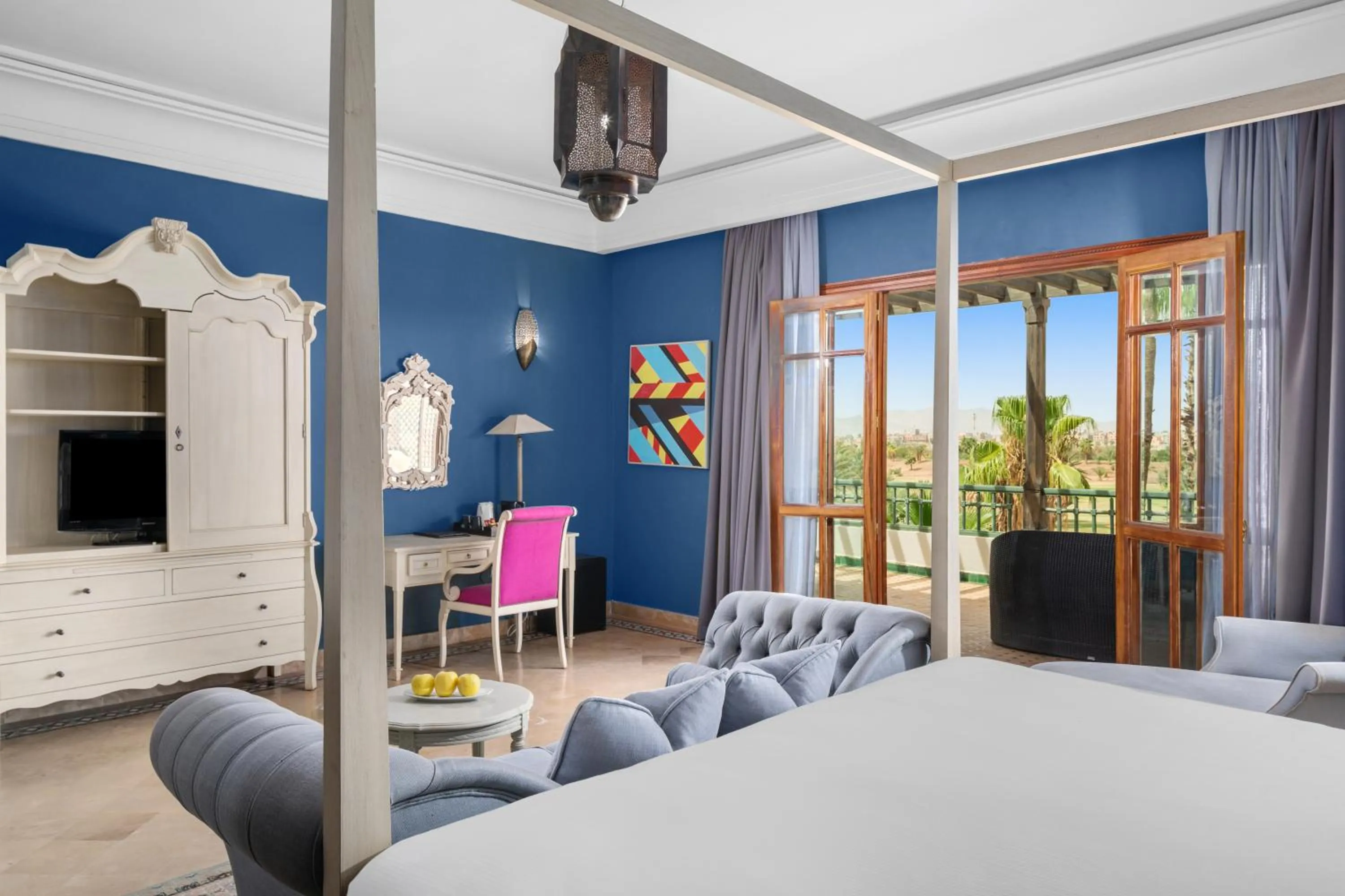 Bed in Palmeraie Golf Suites By Pickalbatros