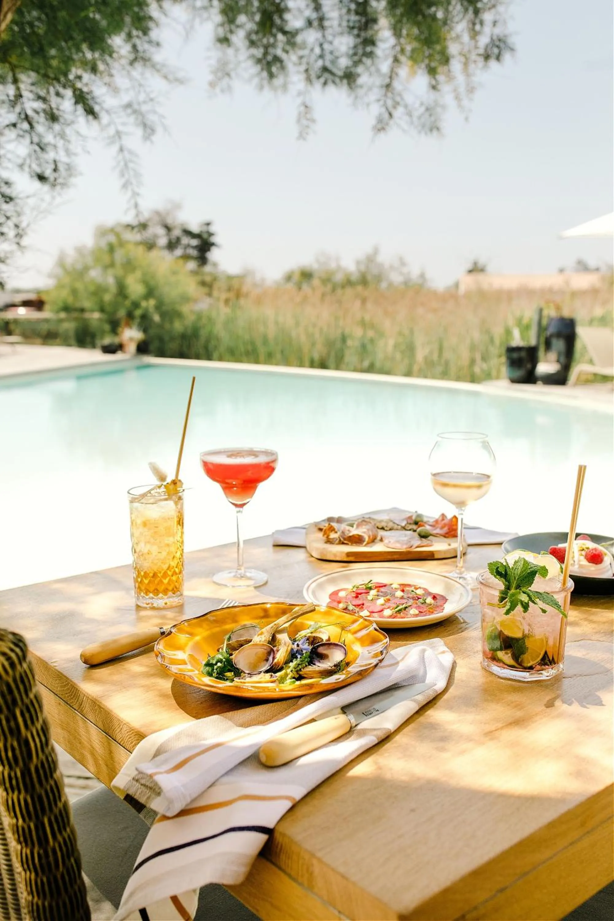 Food and drinks in Hôtel Restaurant Les Arnelles