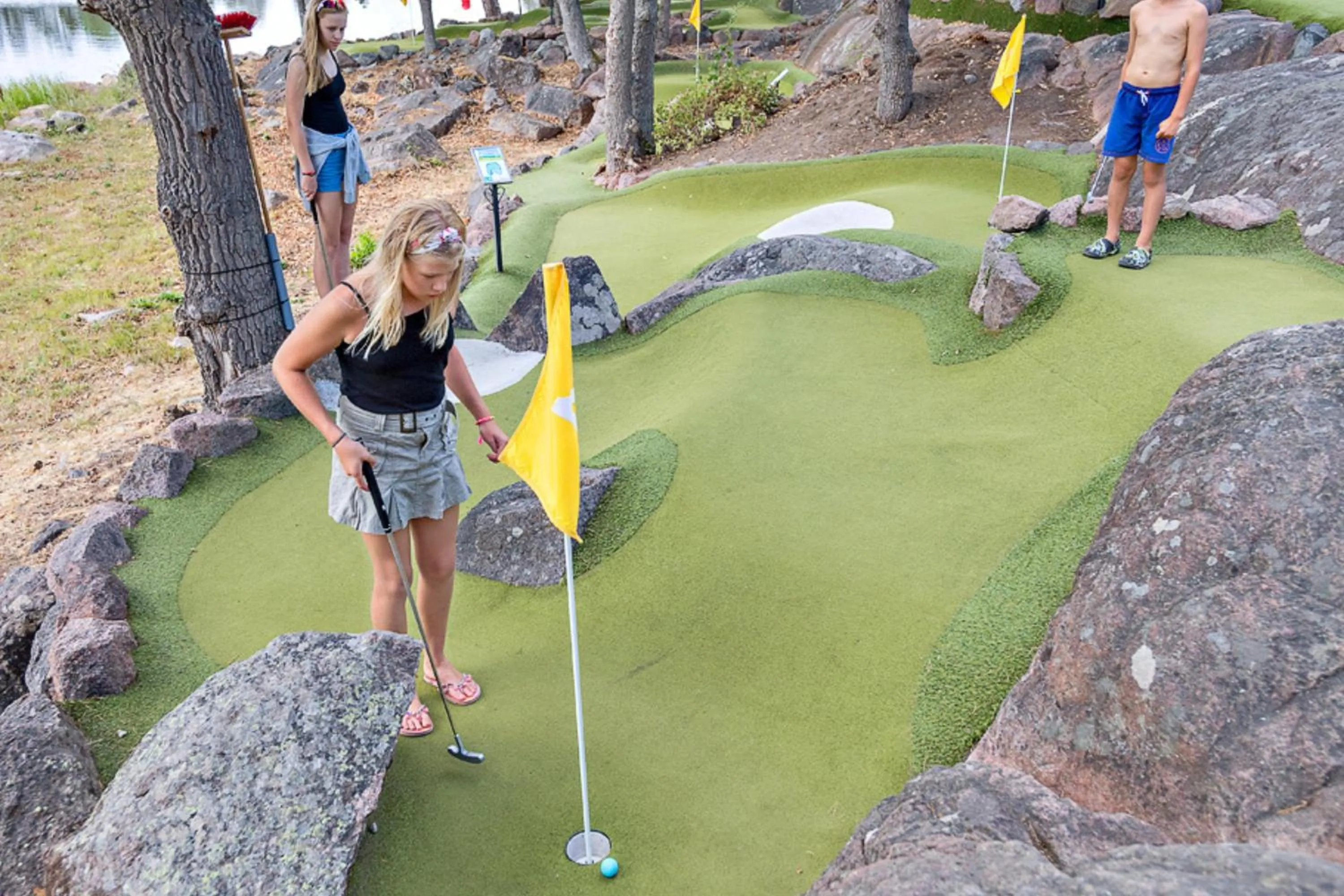 Minigolf in First Camp Gunnarsö-Oskarshamn