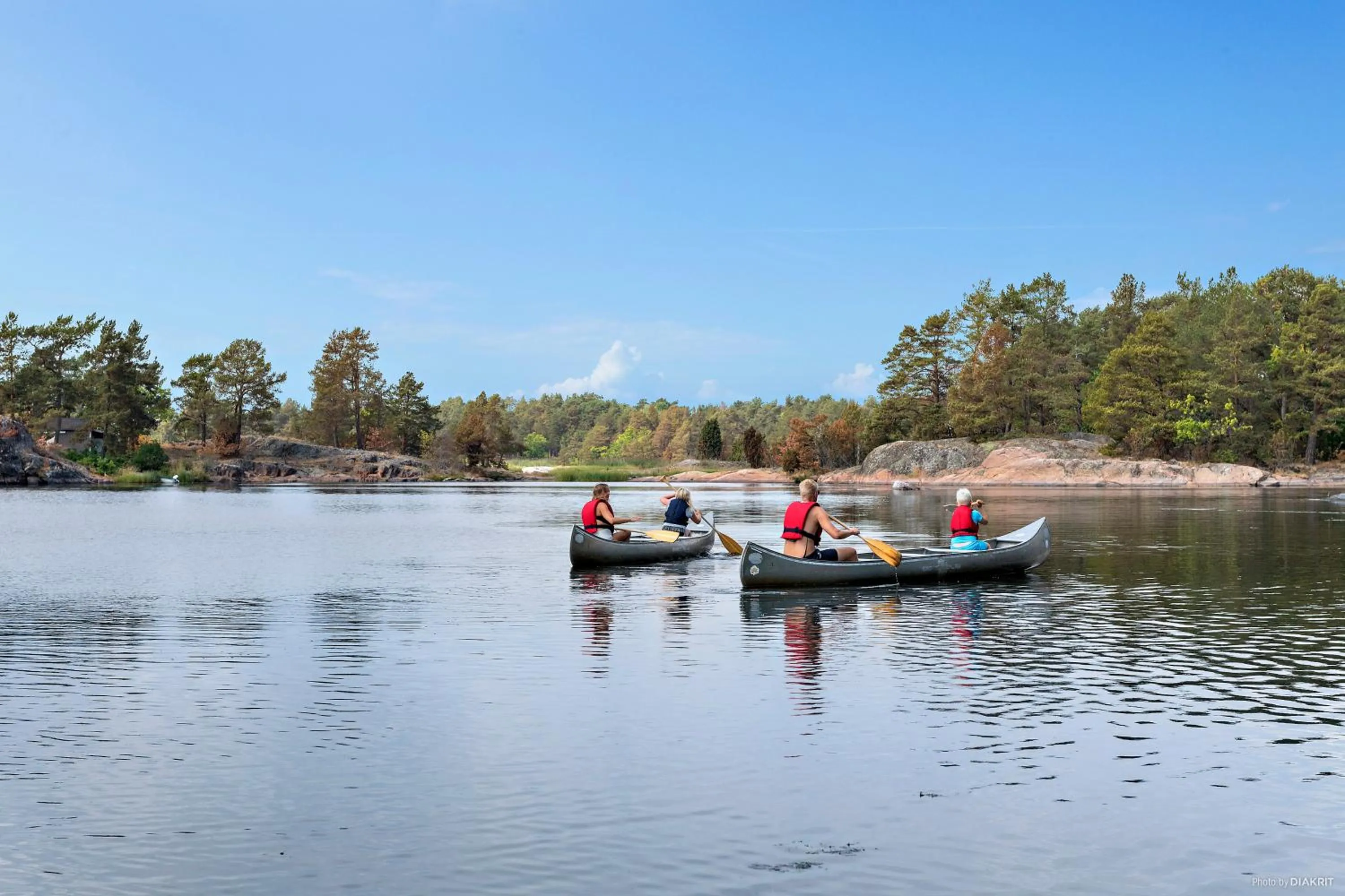 Natural landscape in First Camp Gunnarsö-Oskarshamn