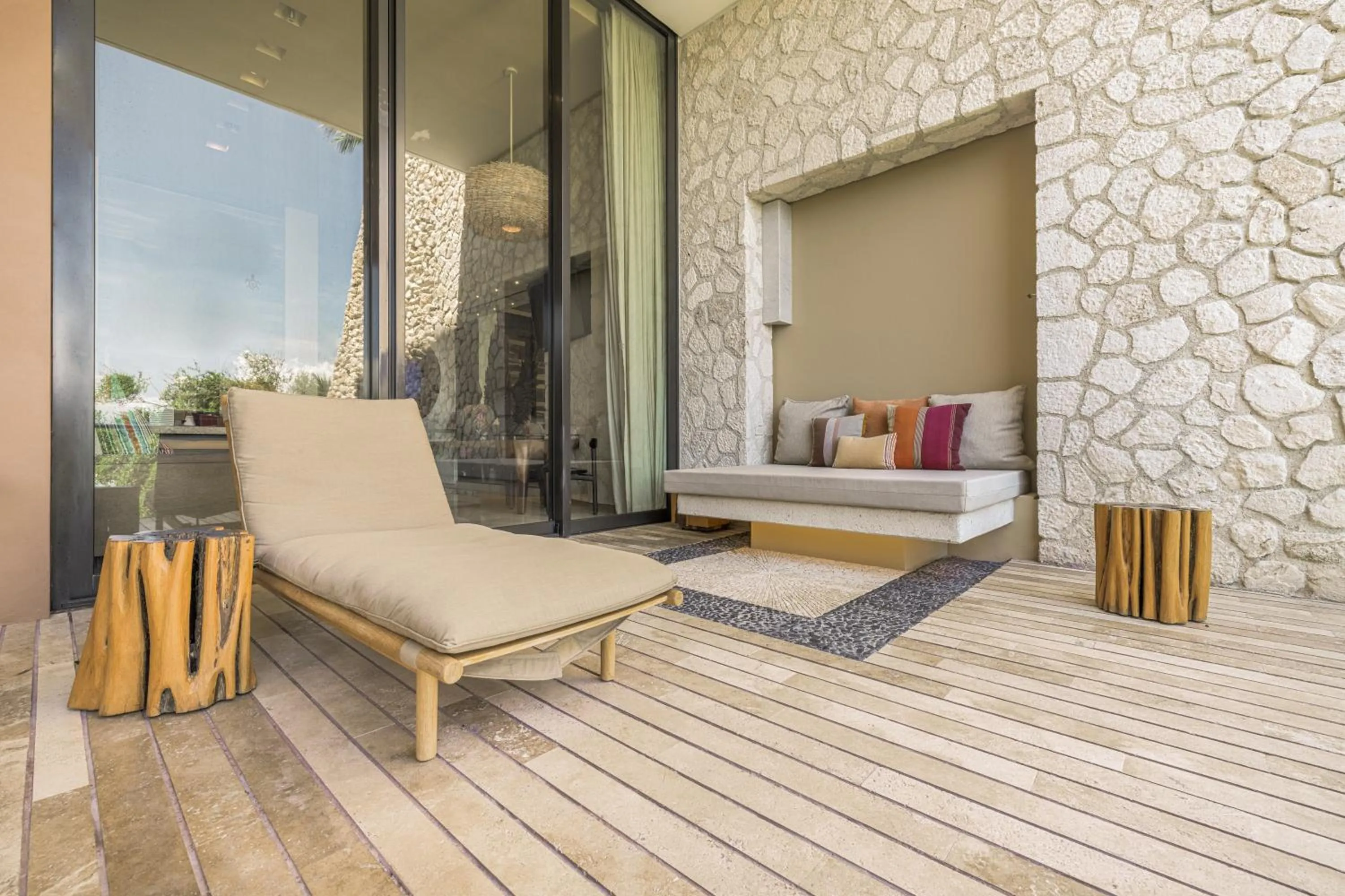 Balcony/Terrace in La Casa de la Playa by Xcaret- All Inclusive Adults Only