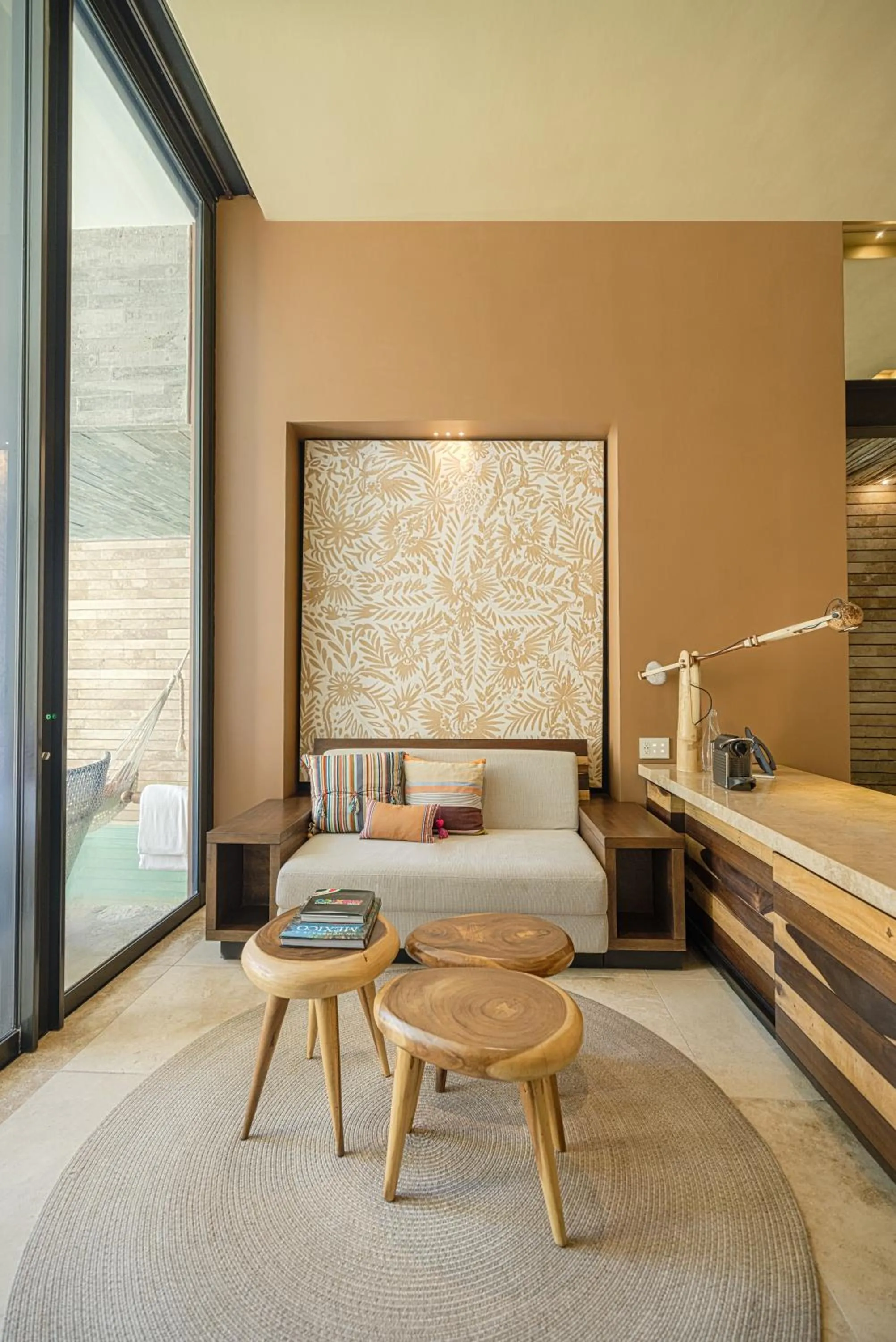 Seating area, Bed in La Casa de la Playa by Xcaret- All Inclusive Adults Only