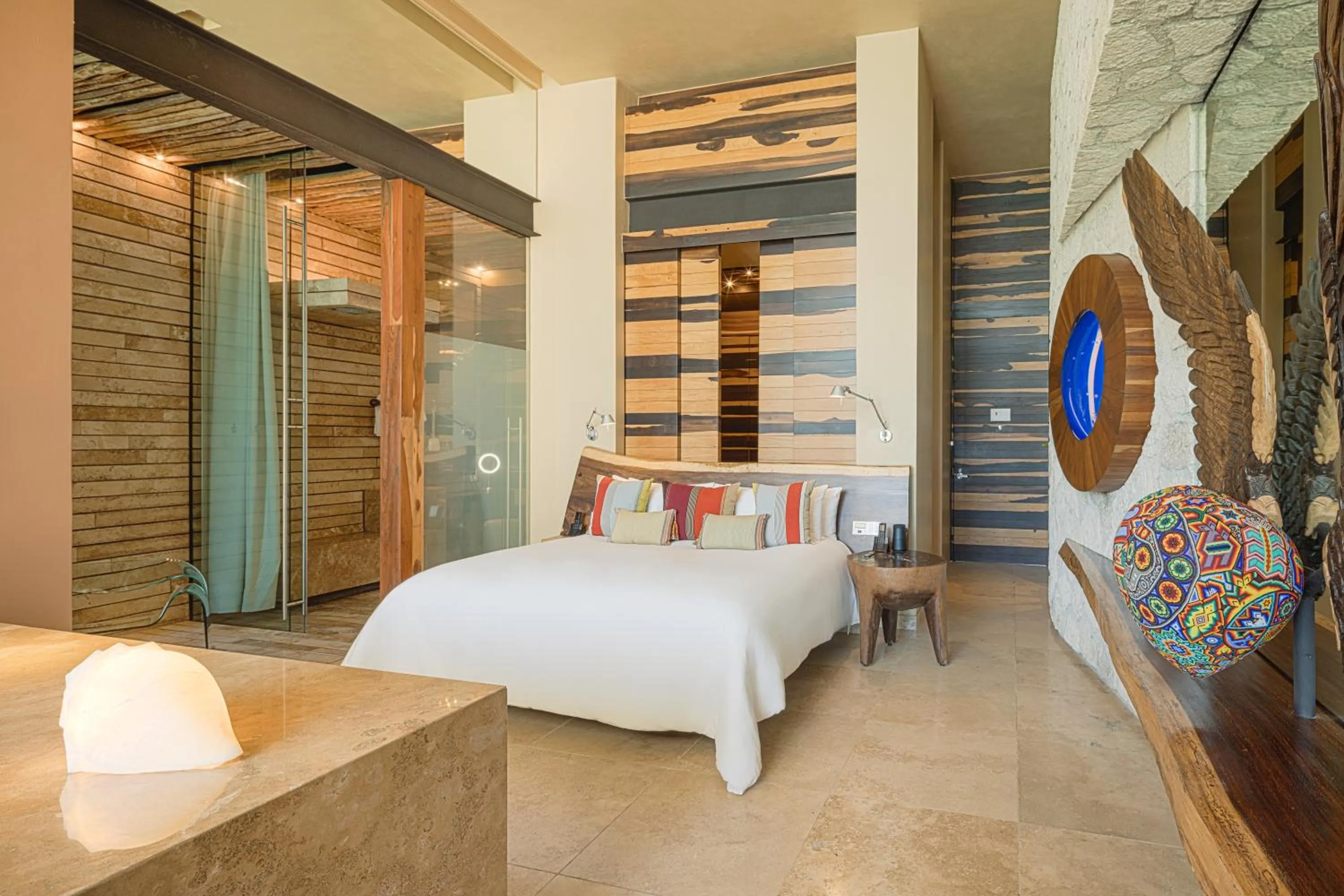Bed in La Casa de la Playa by Xcaret- All Inclusive Adults Only