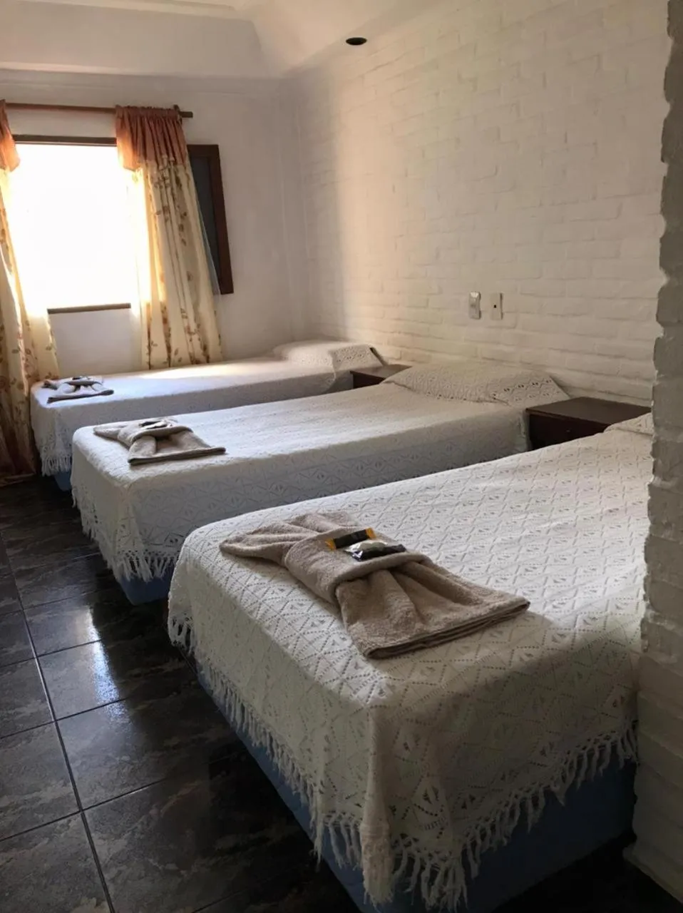 Bed in Hosteria Los Cuartos