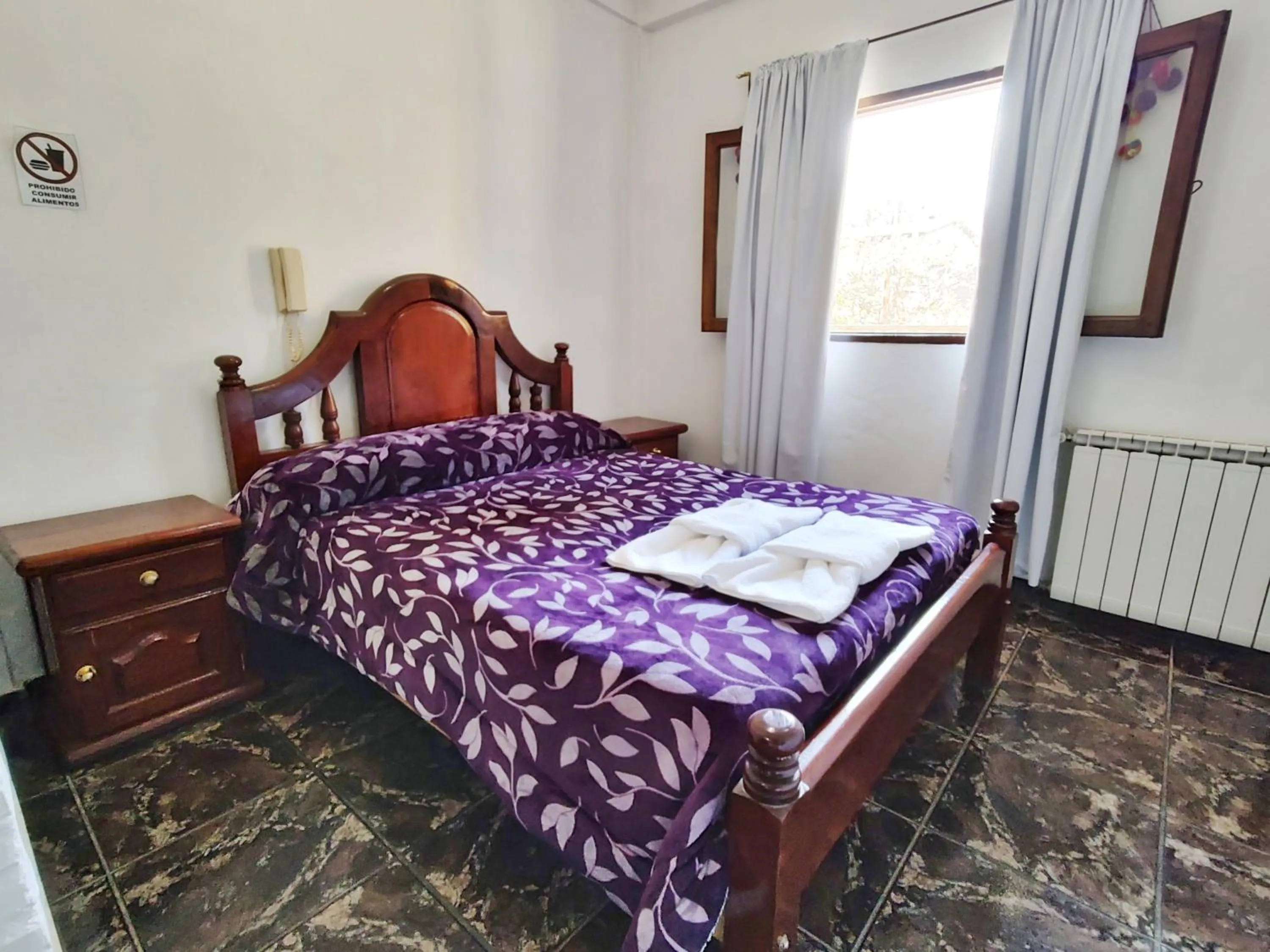 Bed in Hosteria Los Cuartos