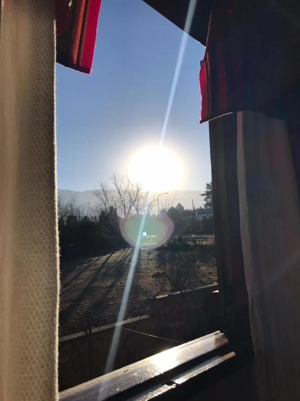 Garden view in Hosteria Los Cuartos