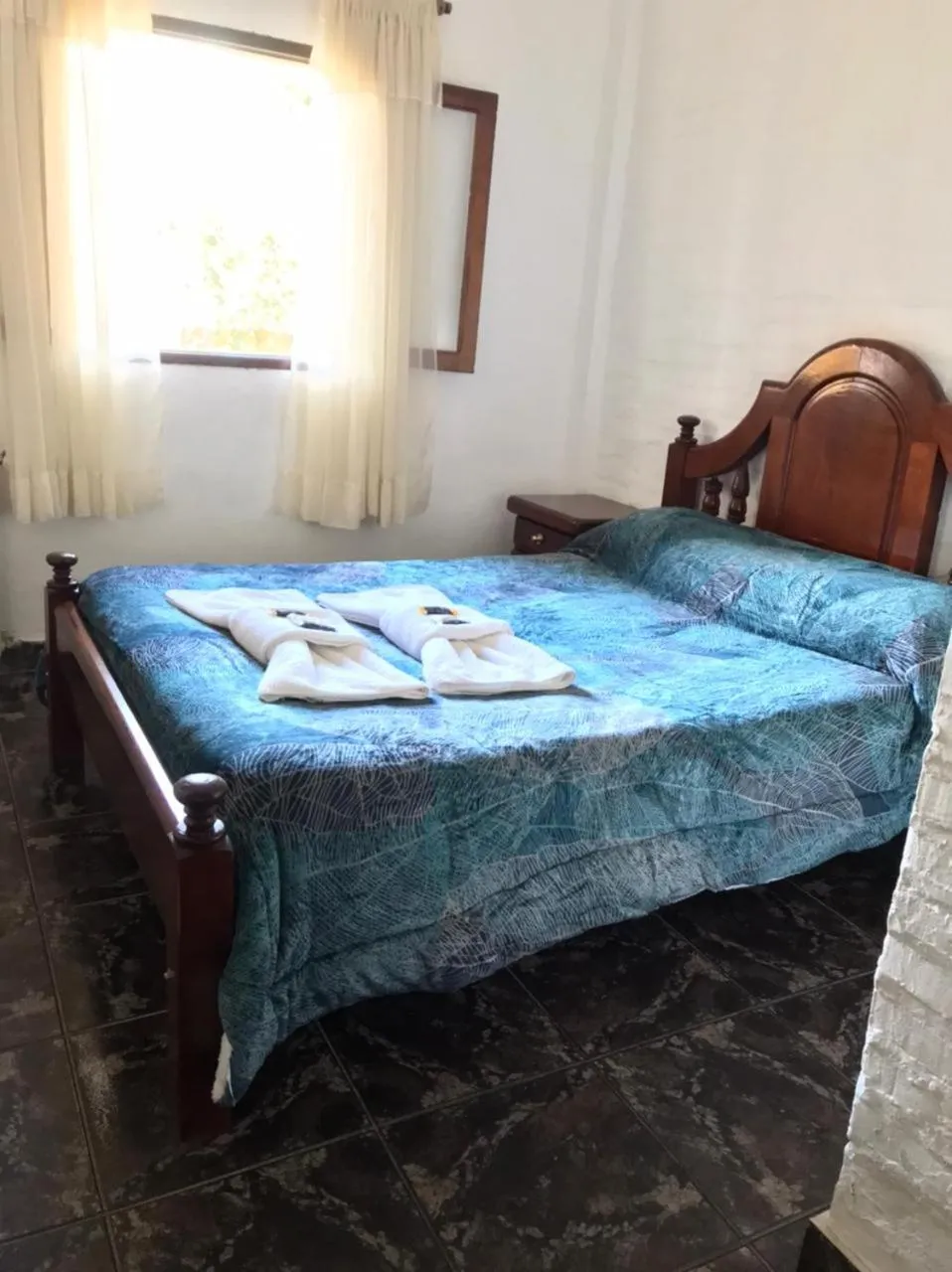 Bed in Hosteria Los Cuartos