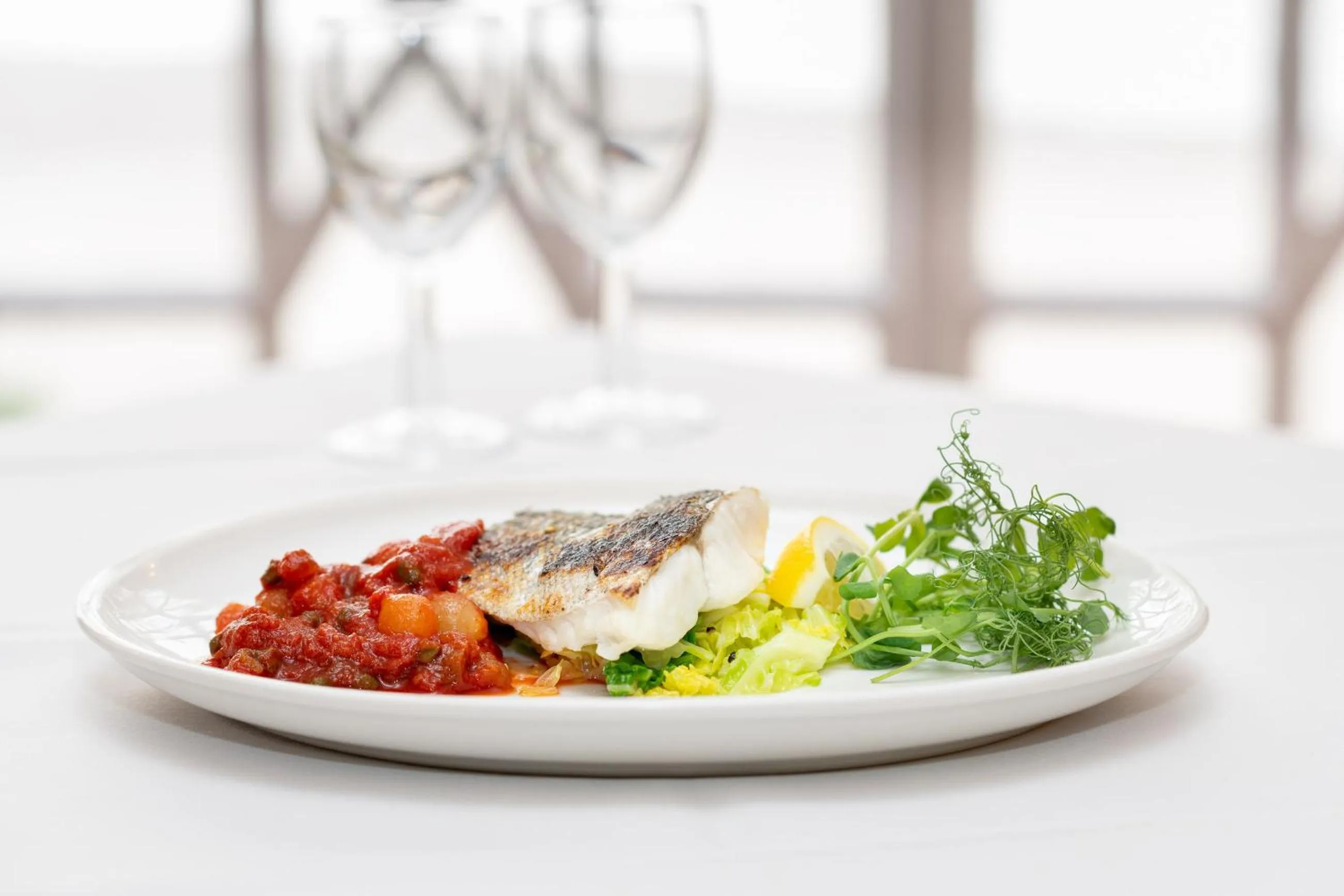 Food close-up in Royal Glen Hotel