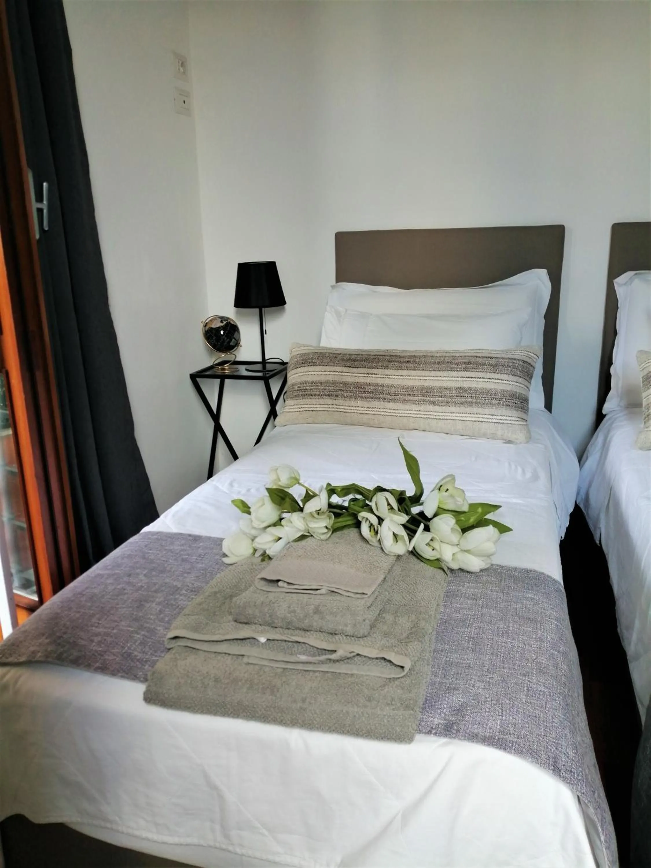 Bed in EMI's Guest House