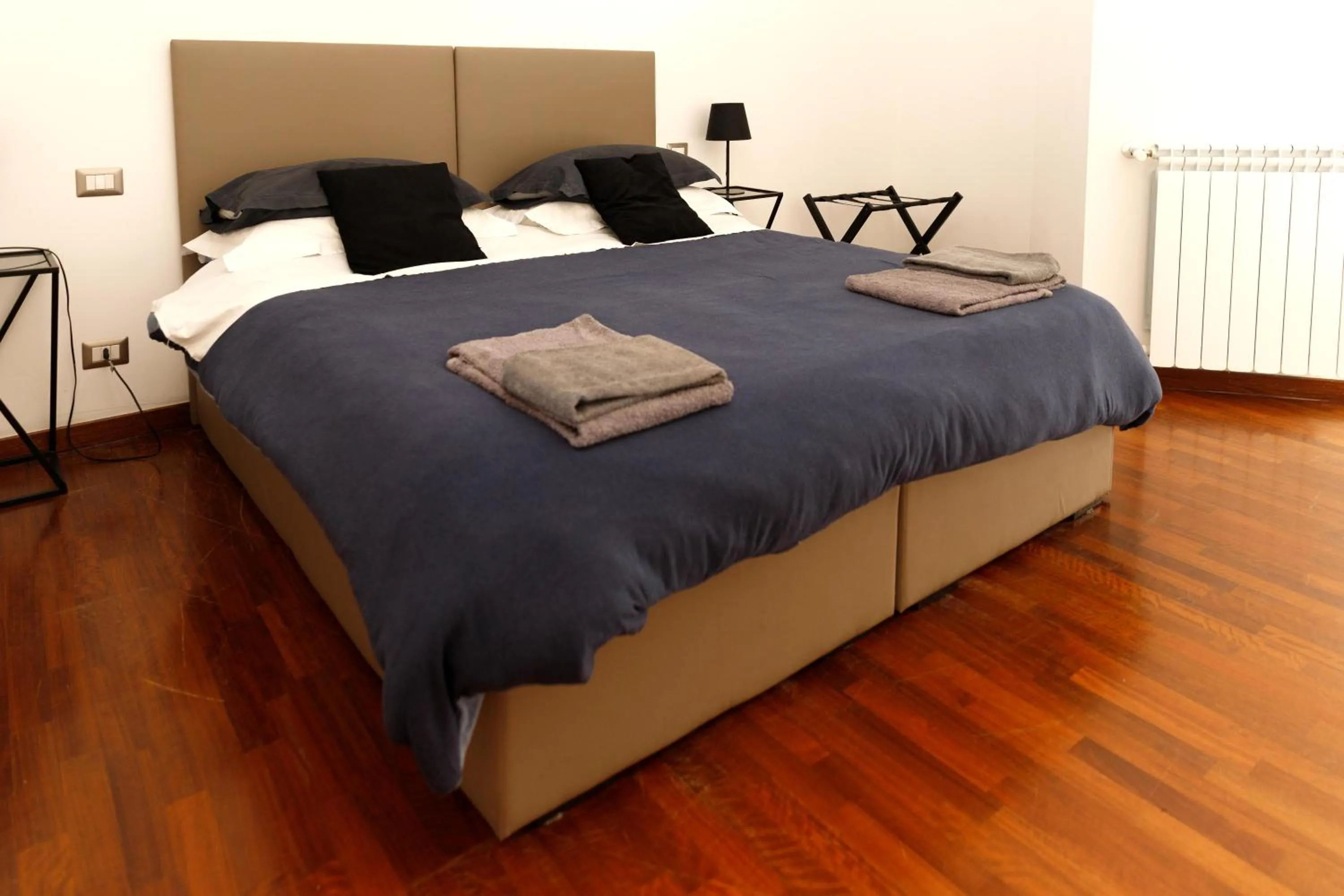 Bed in EMI's Guest House