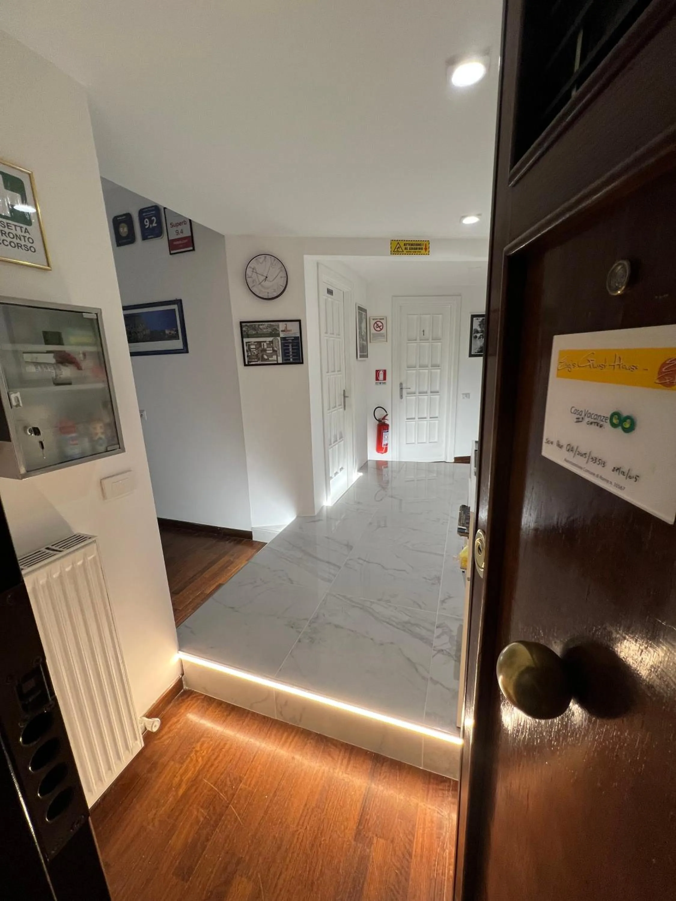 Facade/entrance, Bed in EMI's Guest House