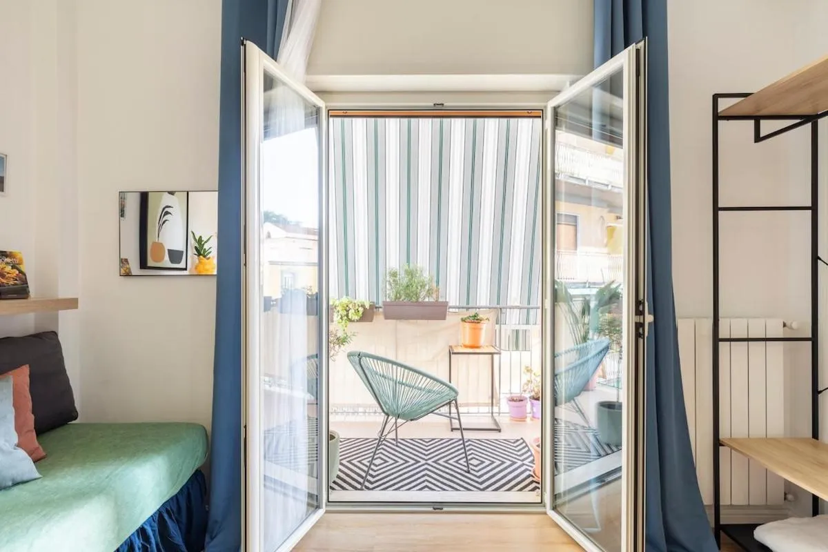 Bed in Tufo Giallo Rooms