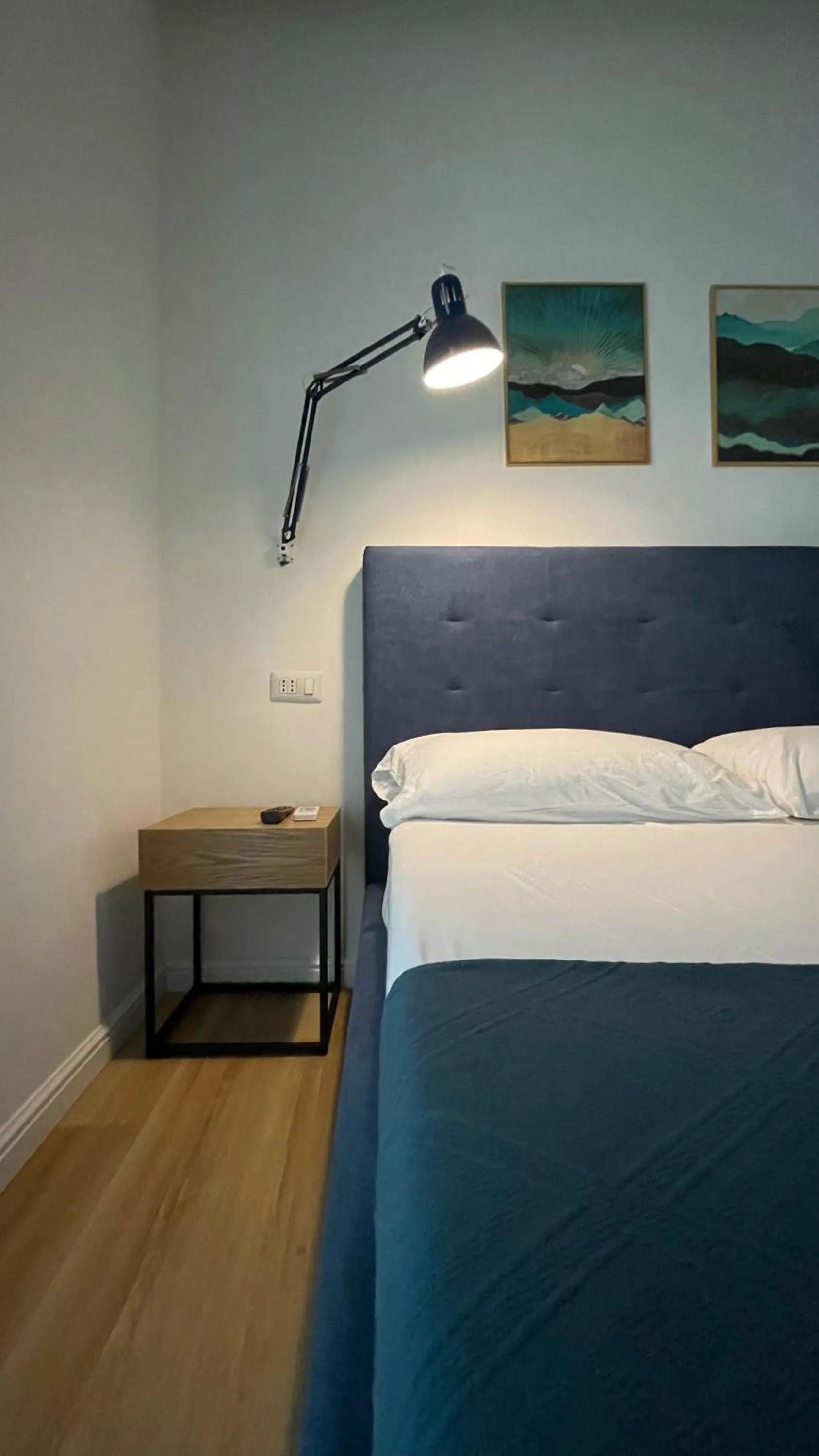 Bed in Tufo Giallo Rooms