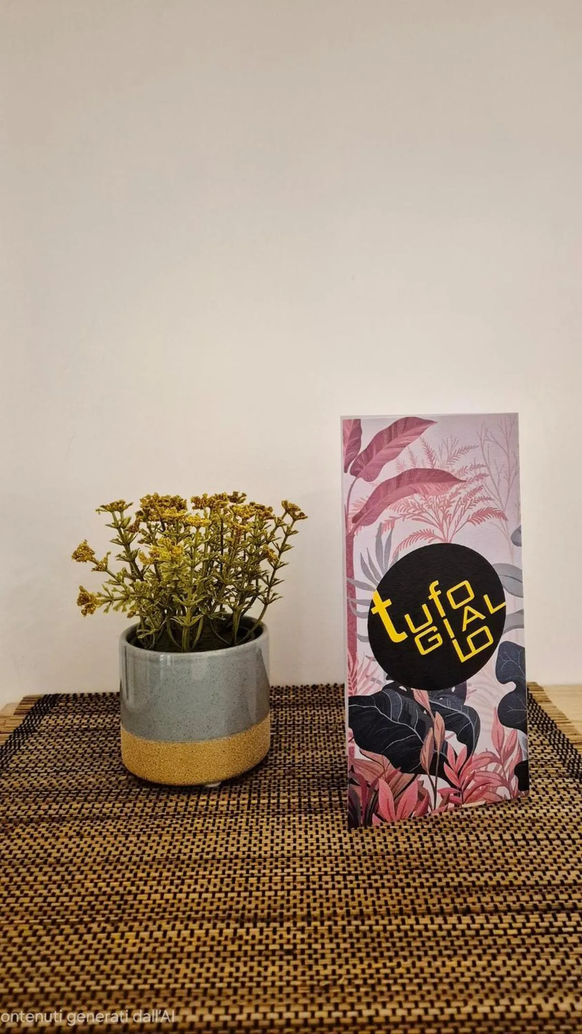 Decorative detail in Tufo Giallo Rooms