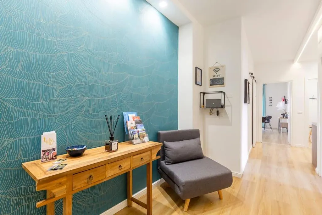 Seating area in Tufo Giallo Rooms