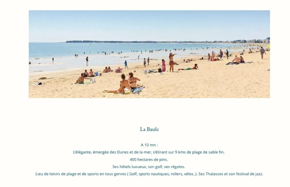 Nearby landmark in Aux portes de Pornichet, Chambres d'hôtes Ty'Sacha