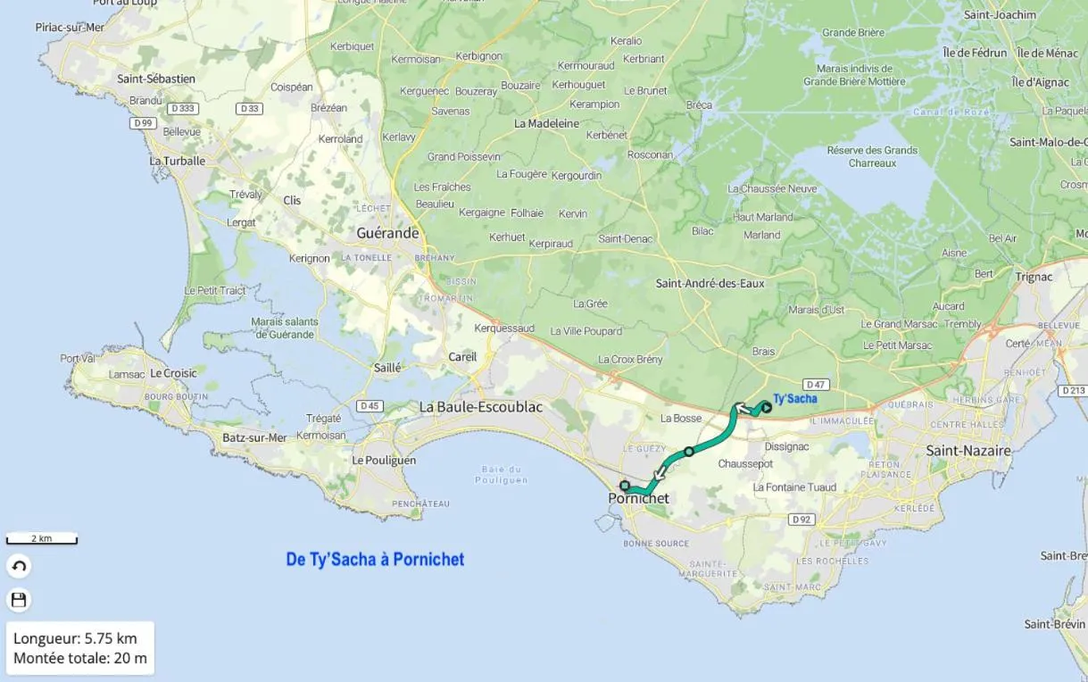 Activities in Aux portes de Pornichet, Chambres d'hôtes Ty'Sacha