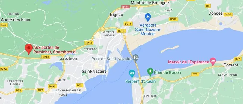 Text overlay in Aux portes de Pornichet, Chambres d'hôtes Ty'Sacha