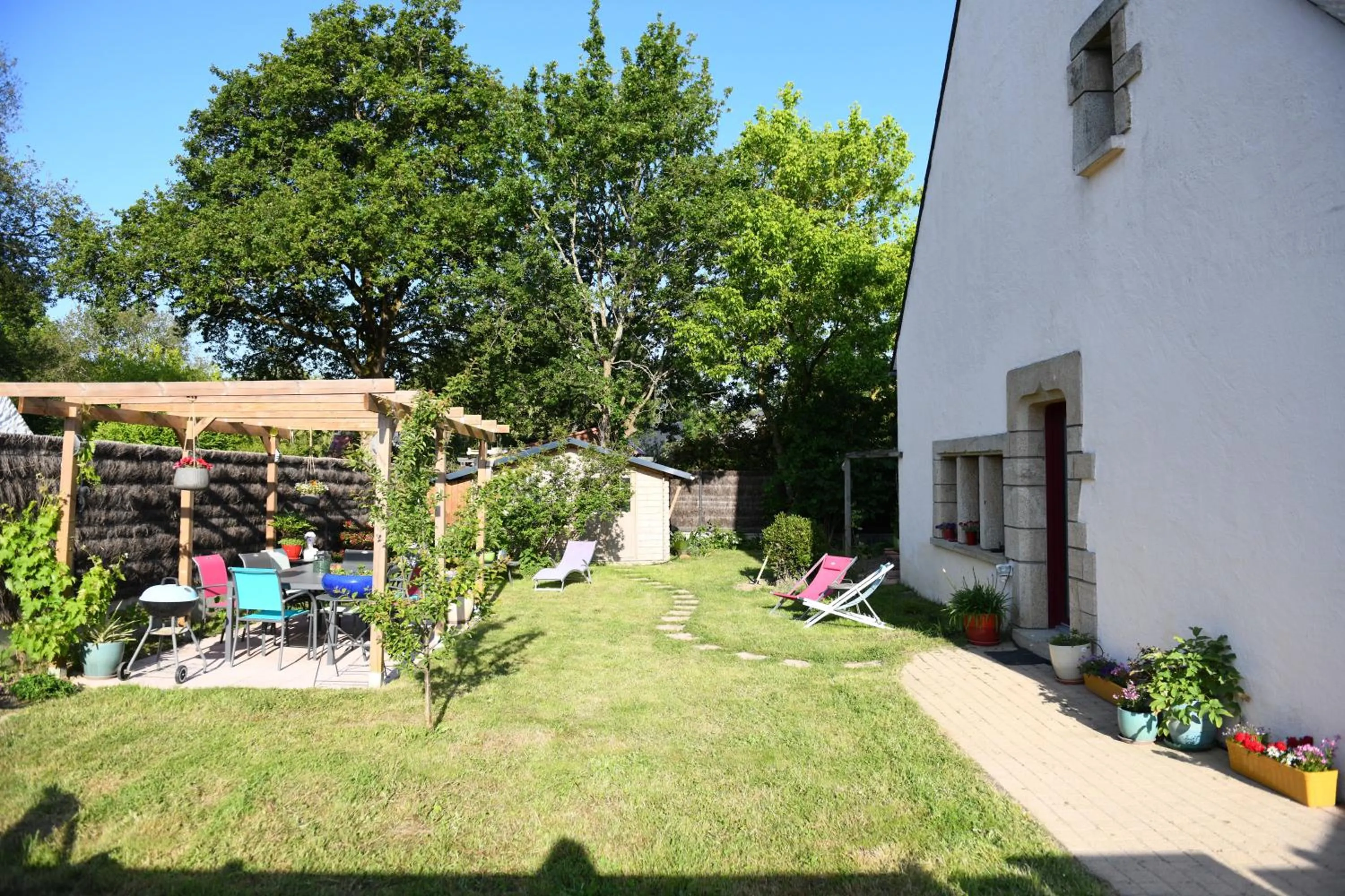 Garden in Aux portes de Pornichet, Chambres d'hôtes Ty'Sacha