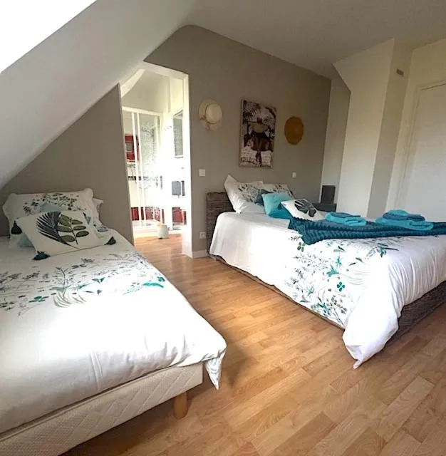 Bed in Aux portes de Pornichet, Chambres d'hôtes Ty'Sacha