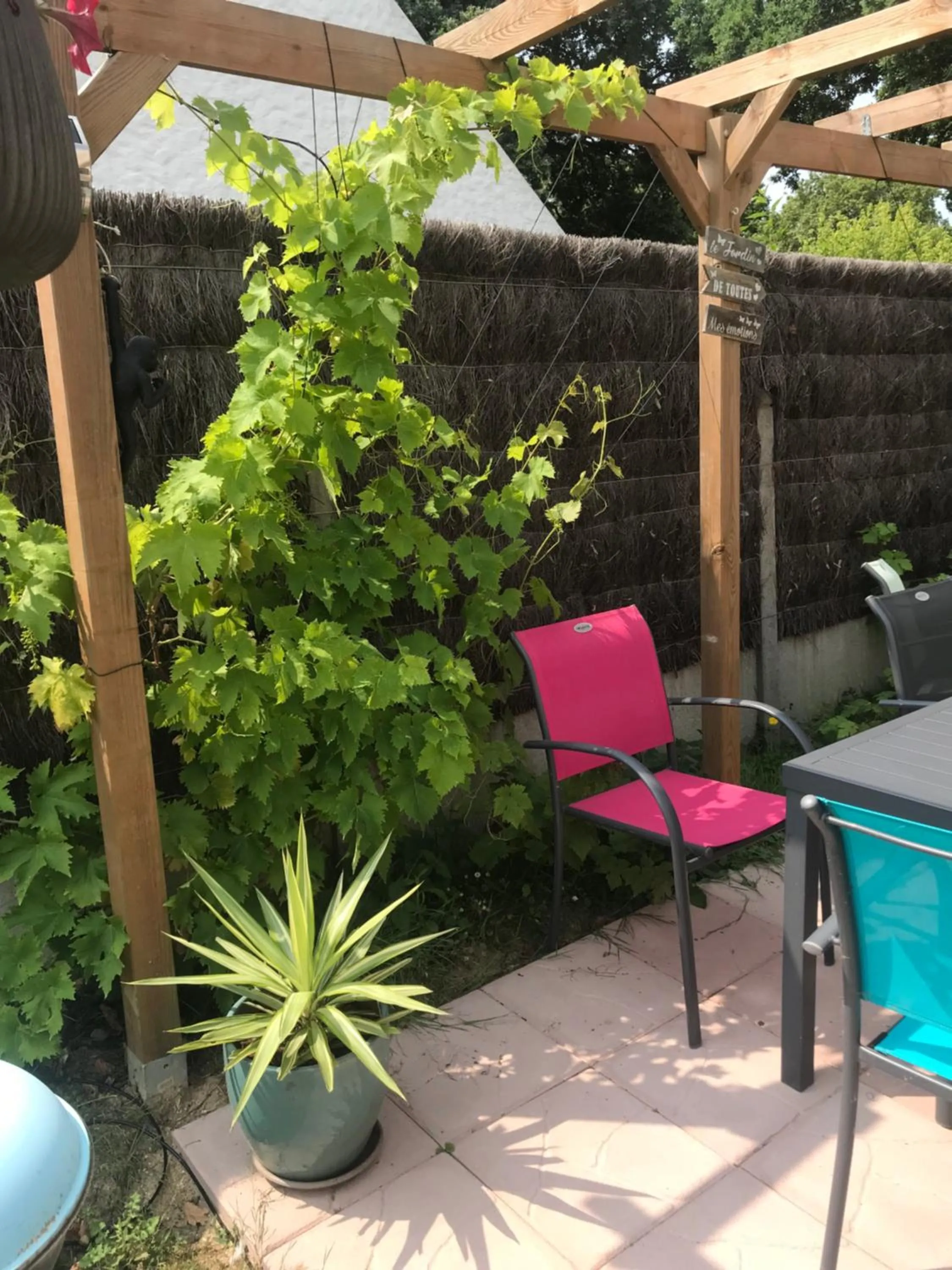 Patio in Aux portes de Pornichet, Chambres d'hôtes Ty'Sacha