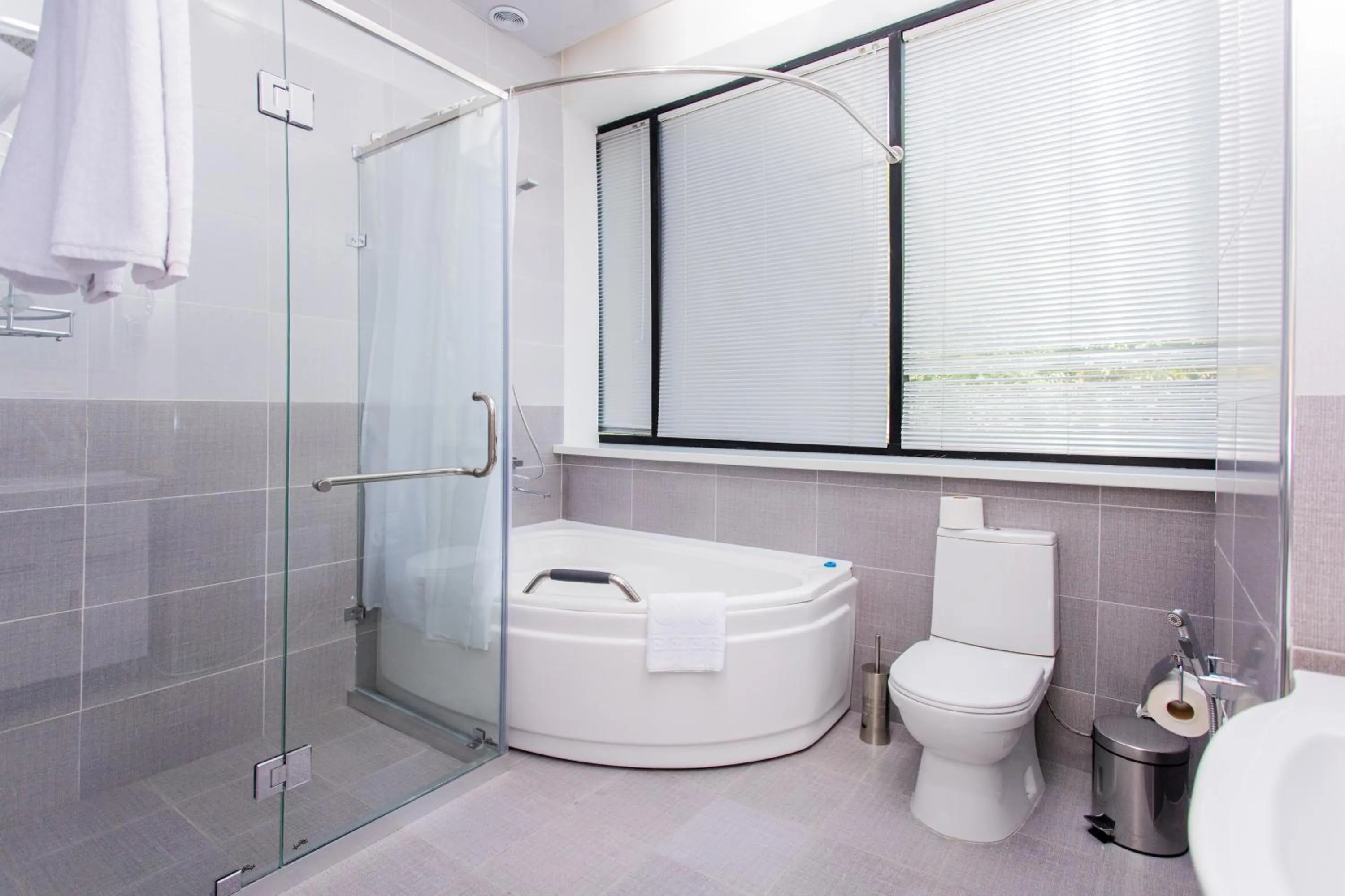 Shower in Gabrielle International Hotel