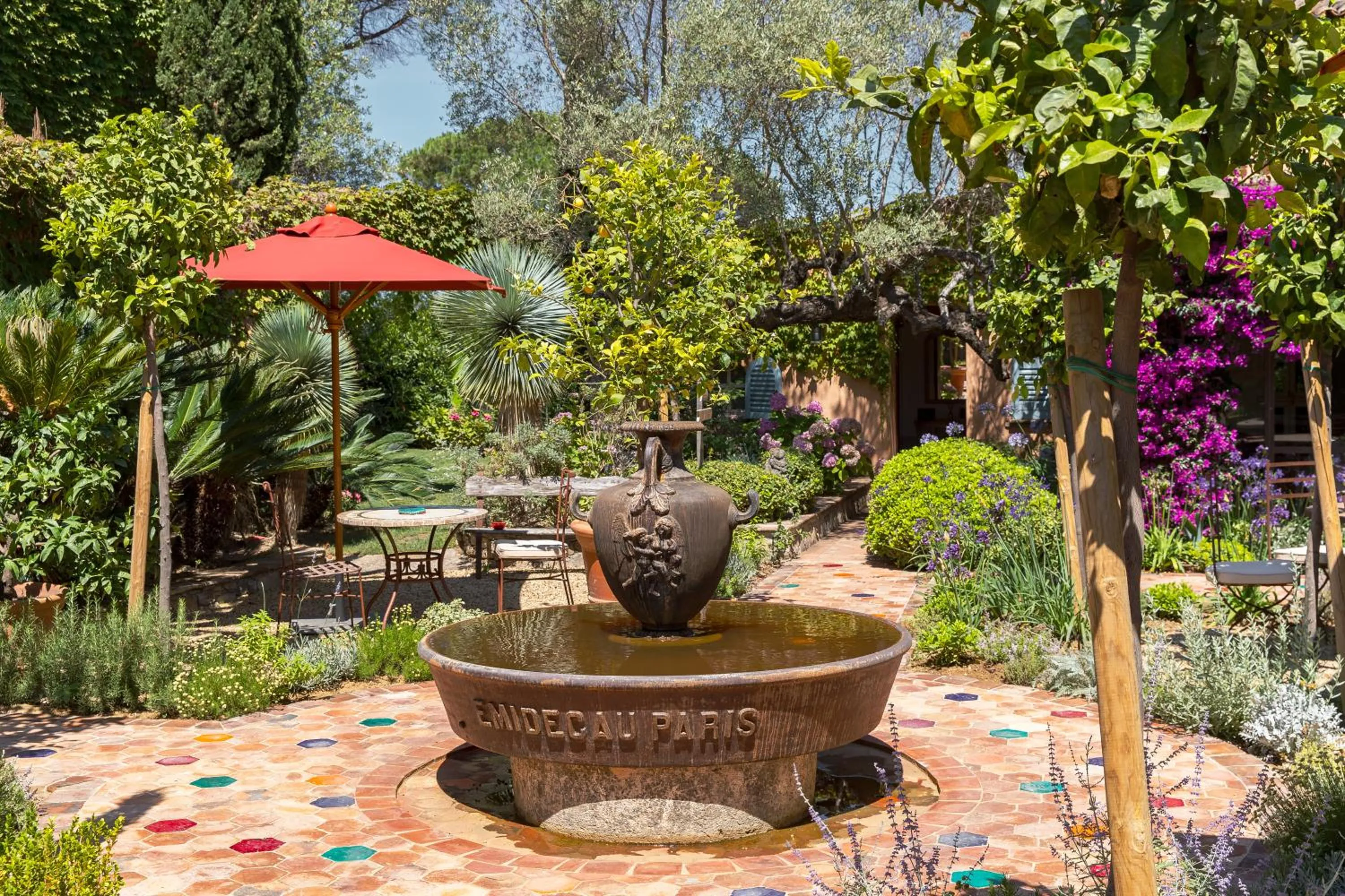 Patio in Domaine Les Mésanges