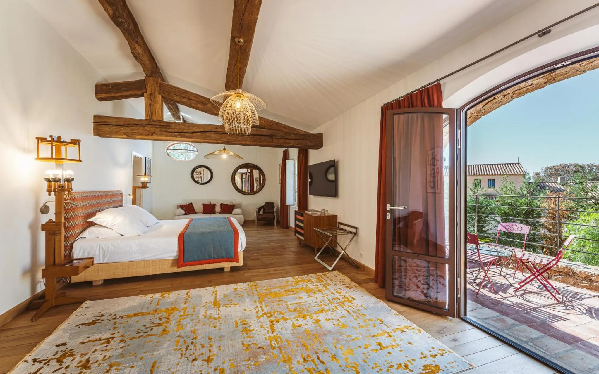 Bed in Domaine Les Mésanges