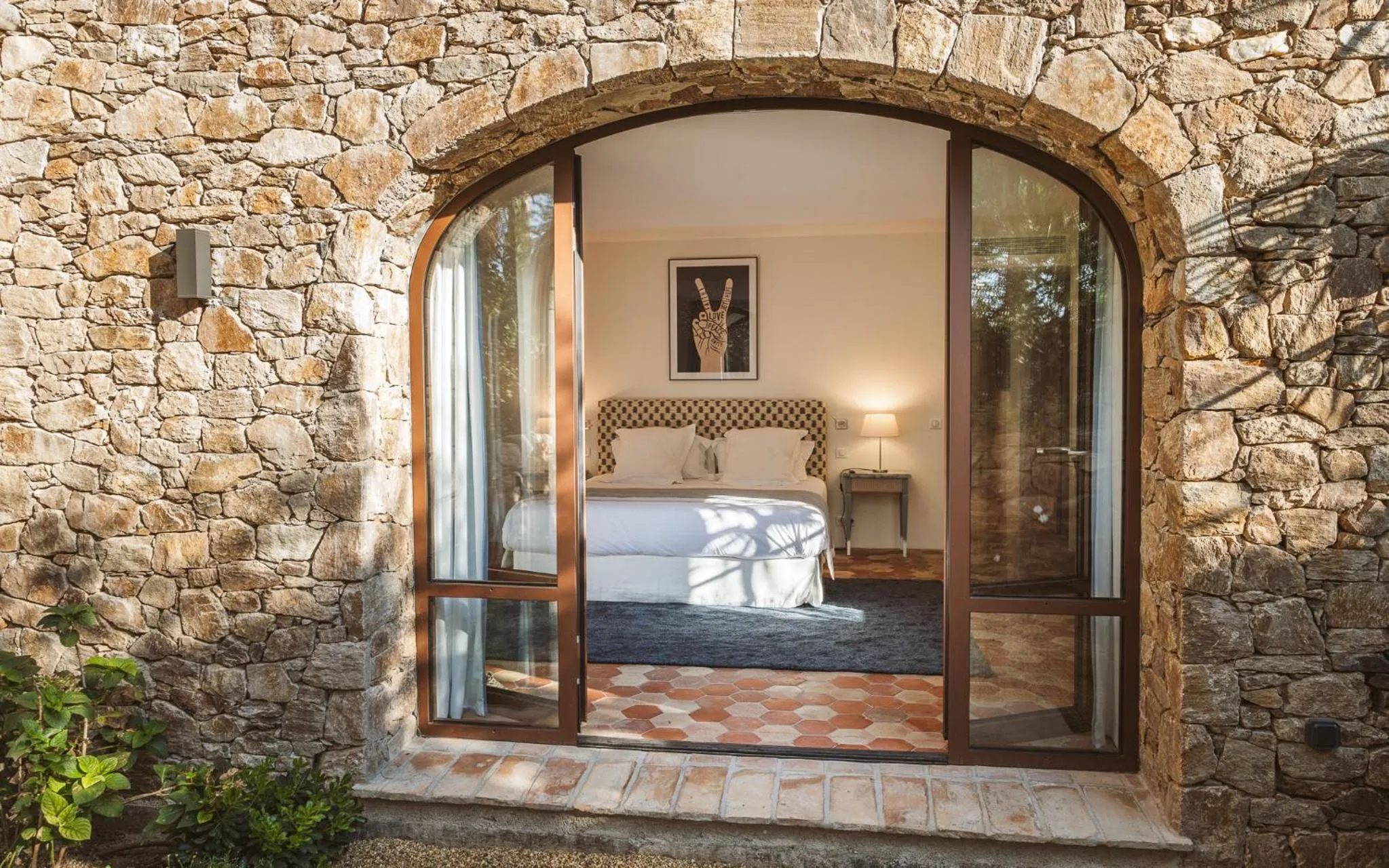 Bed in Domaine Les Mésanges