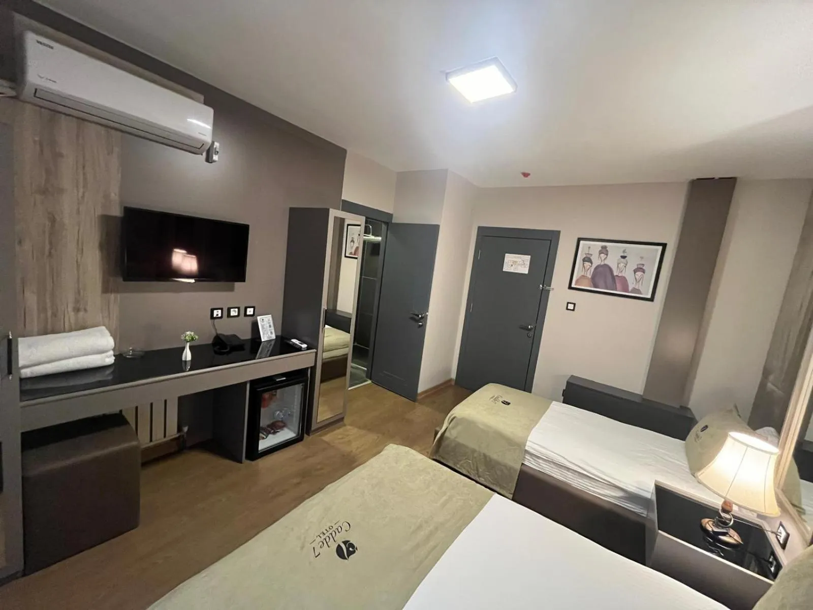 Balcony/Terrace, Bed in Cadde 7 Otel