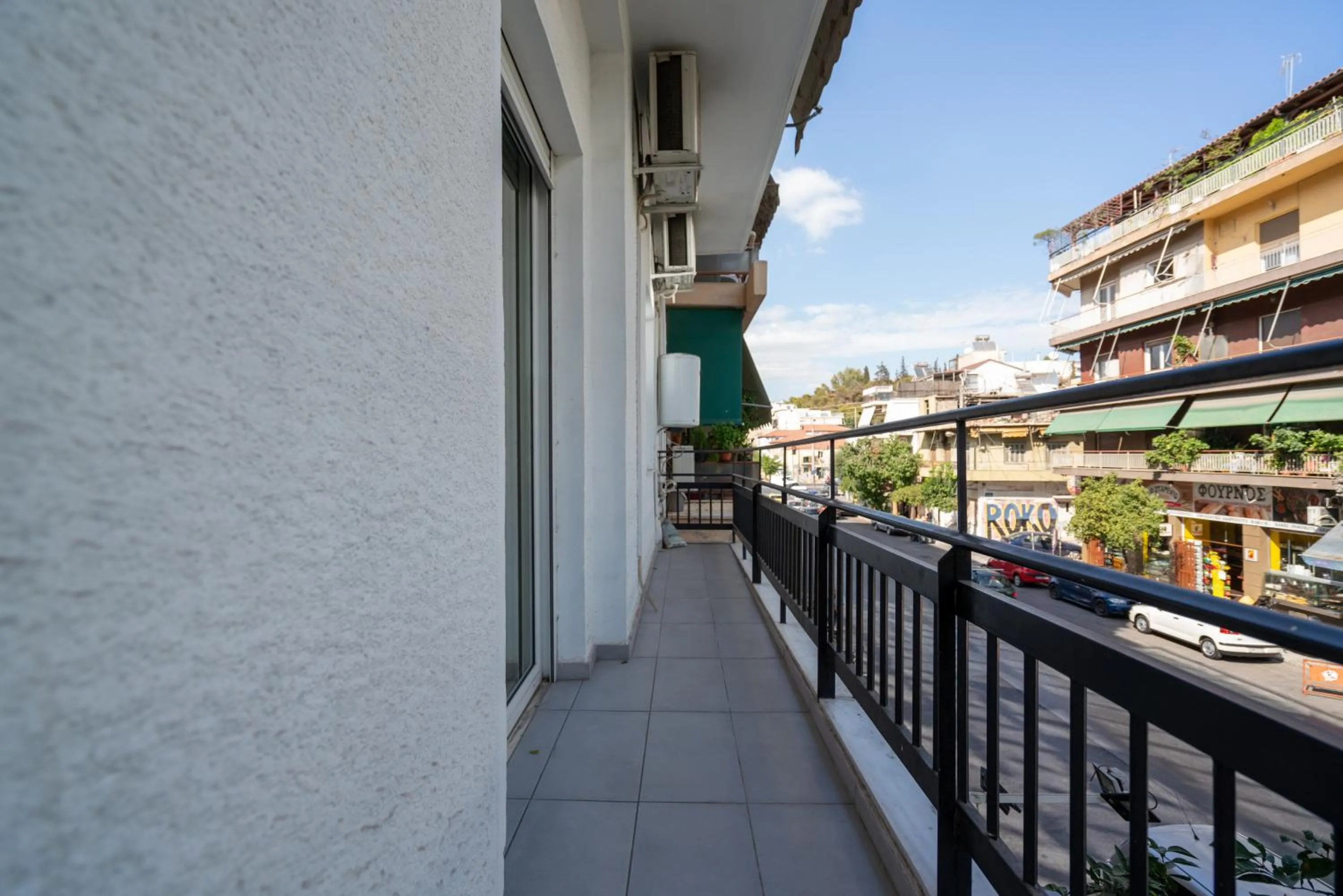 Balcony/Terrace in The Flirty Athens apartment