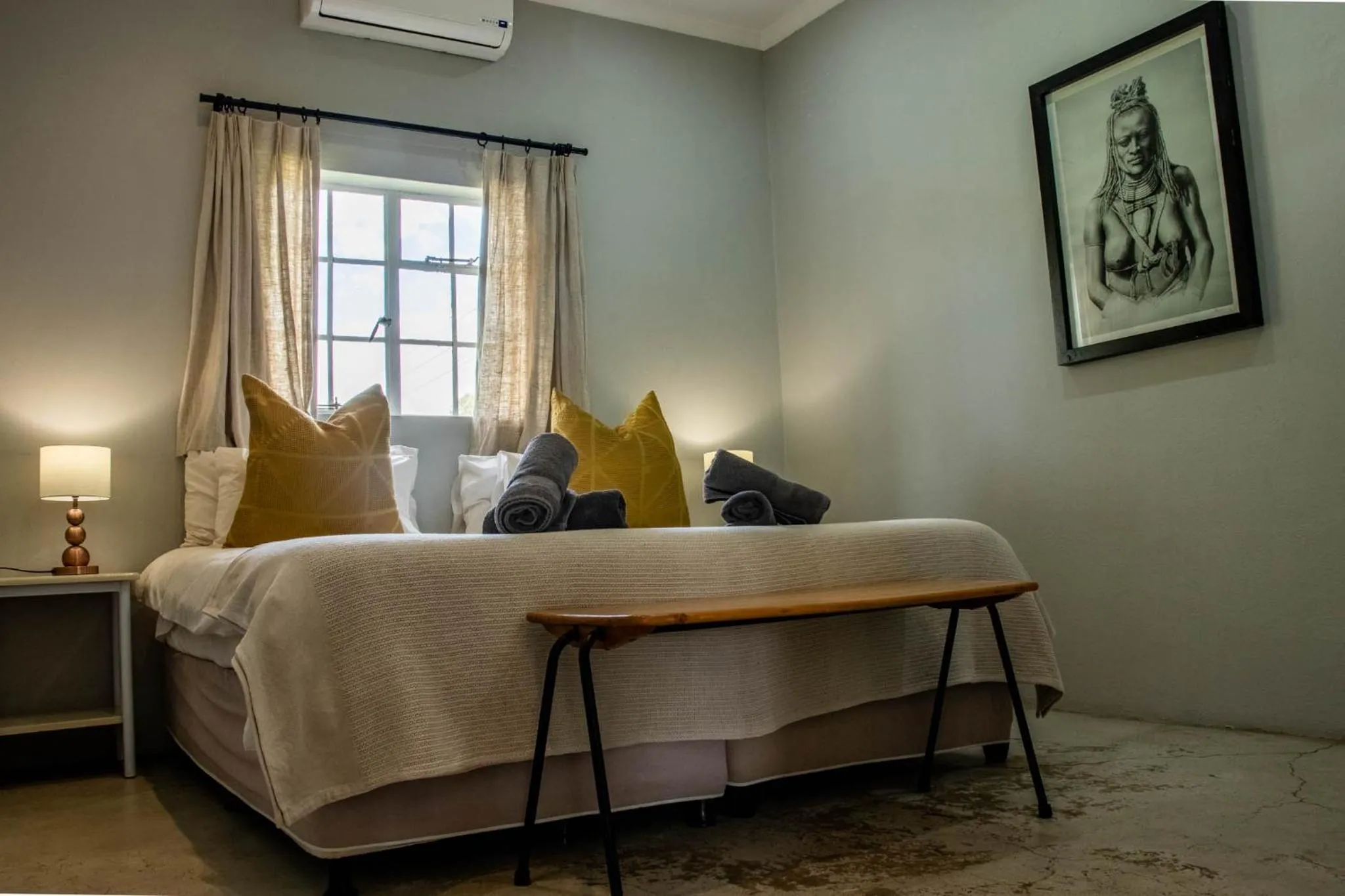 Bed in Saronsberg Vineyard Cottages