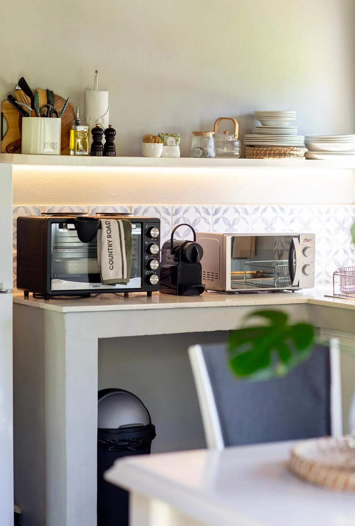 kitchen in Saronsberg Vineyard Cottages