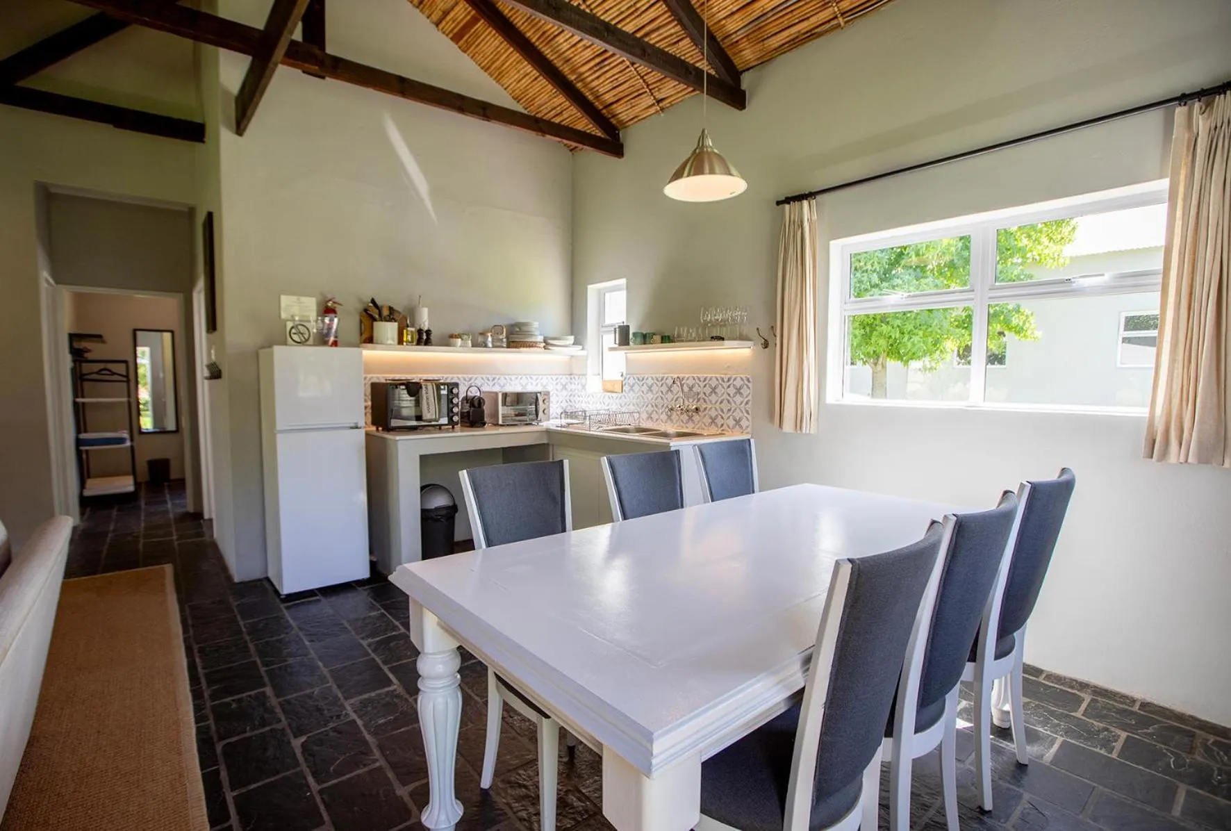 Dinner in Saronsberg Vineyard Cottages