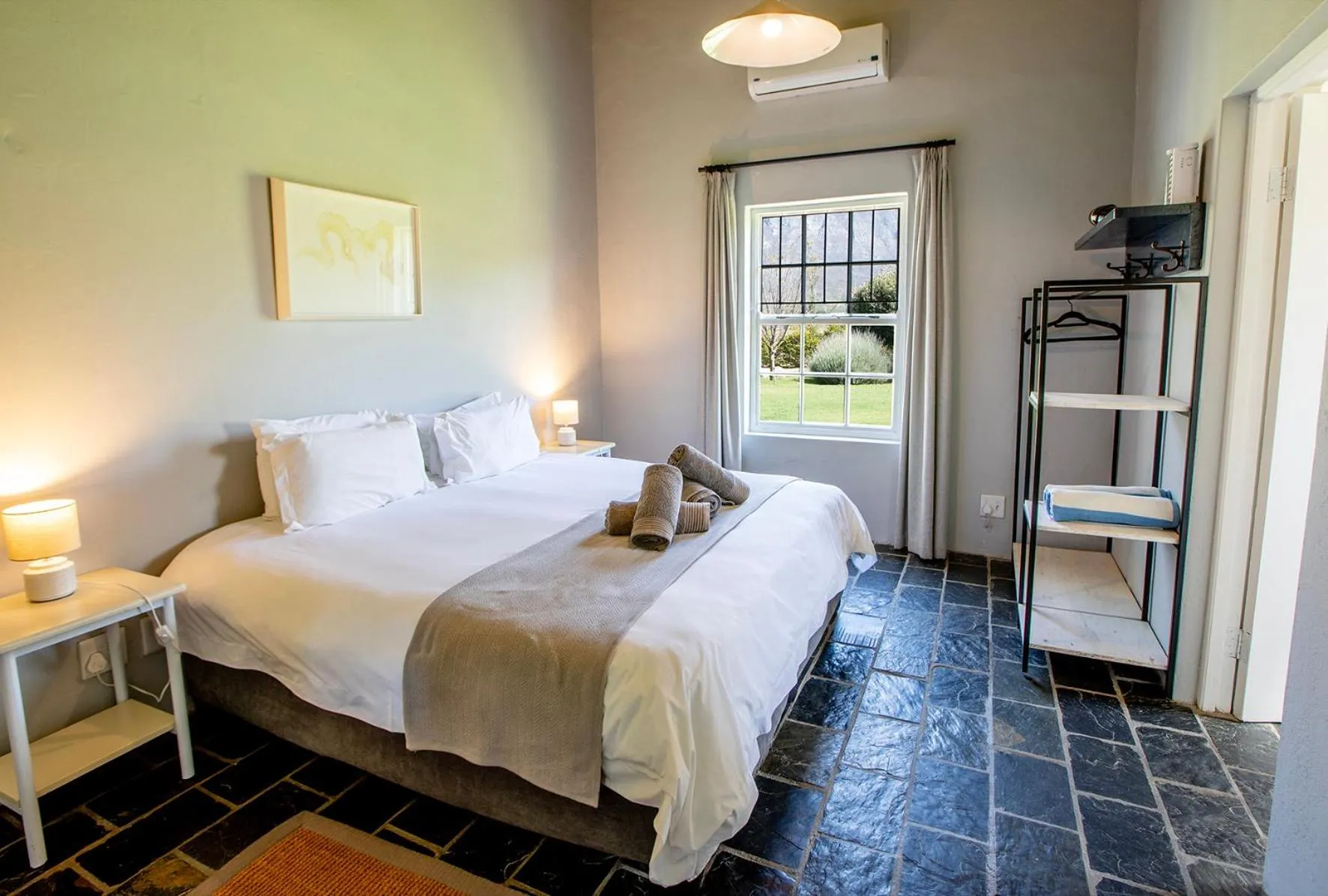 Bedroom, Bed in Saronsberg Vineyard Cottages