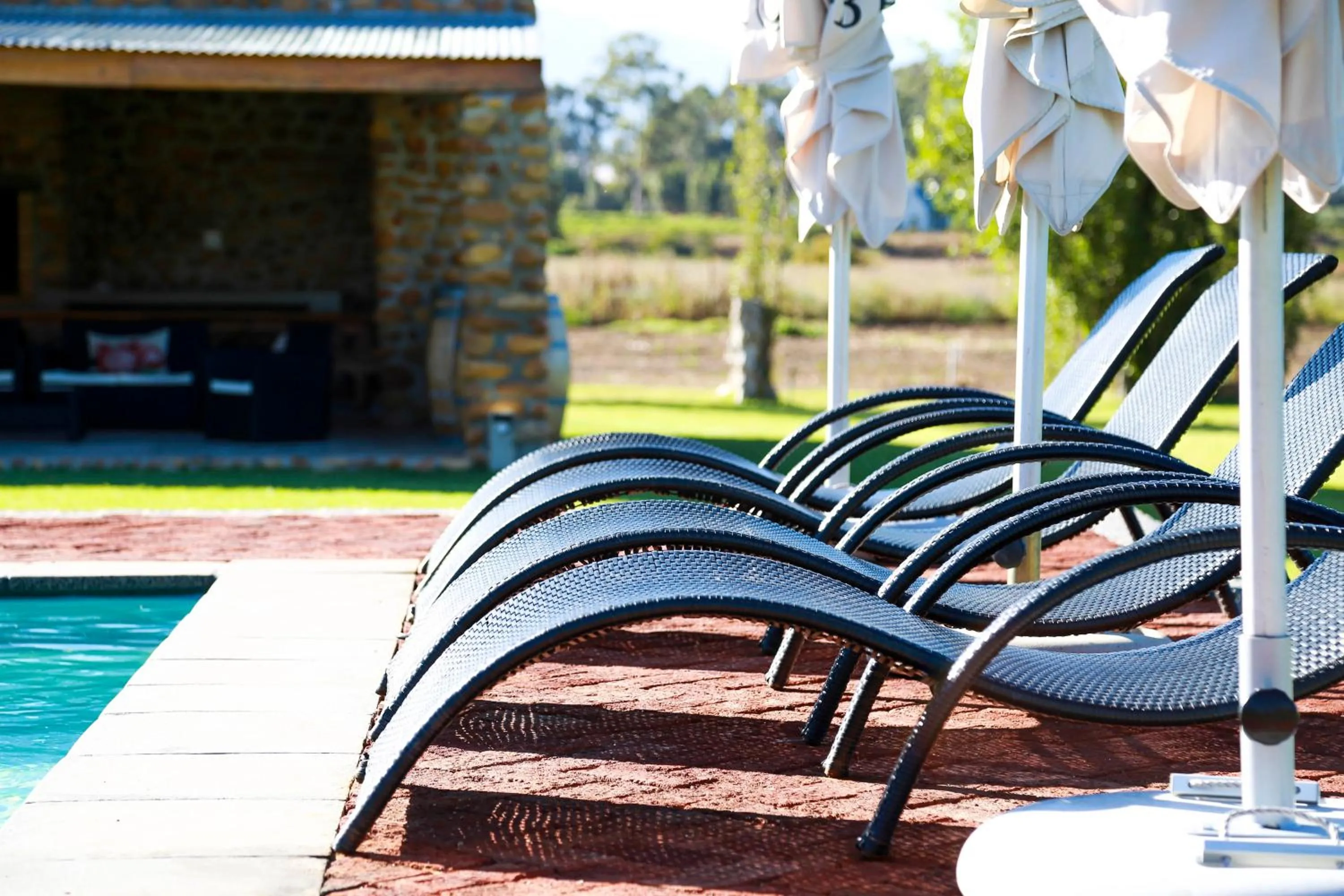 Swimming pool in Saronsberg Vineyard Cottages