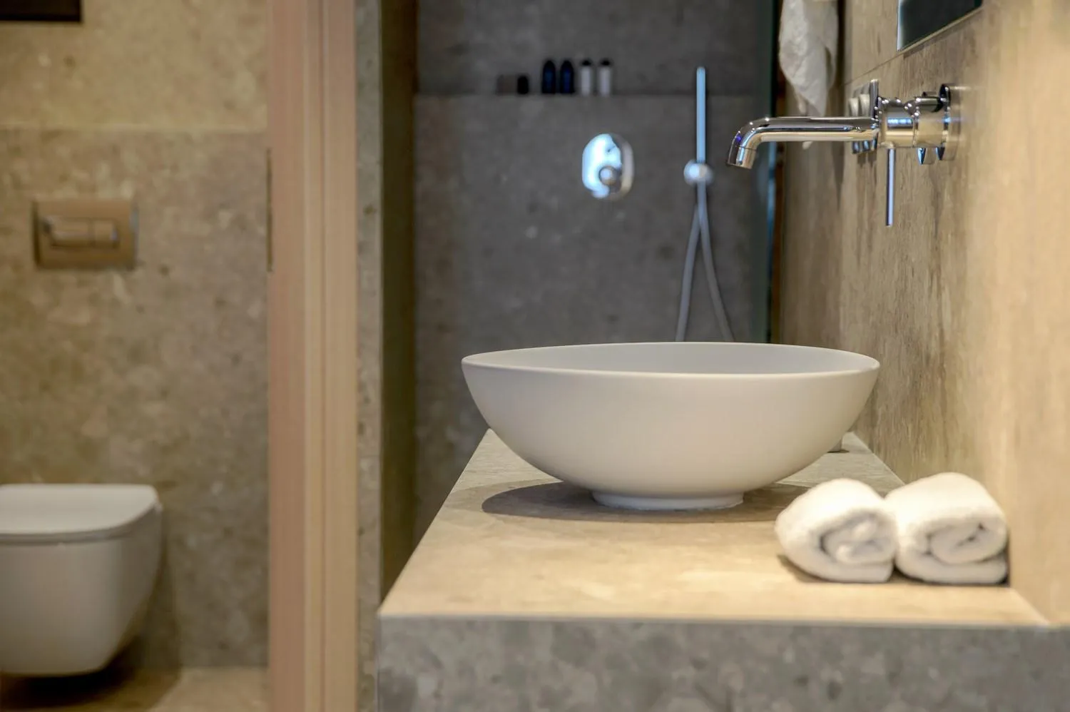 Bathroom in The Convo Syngrou Apartments