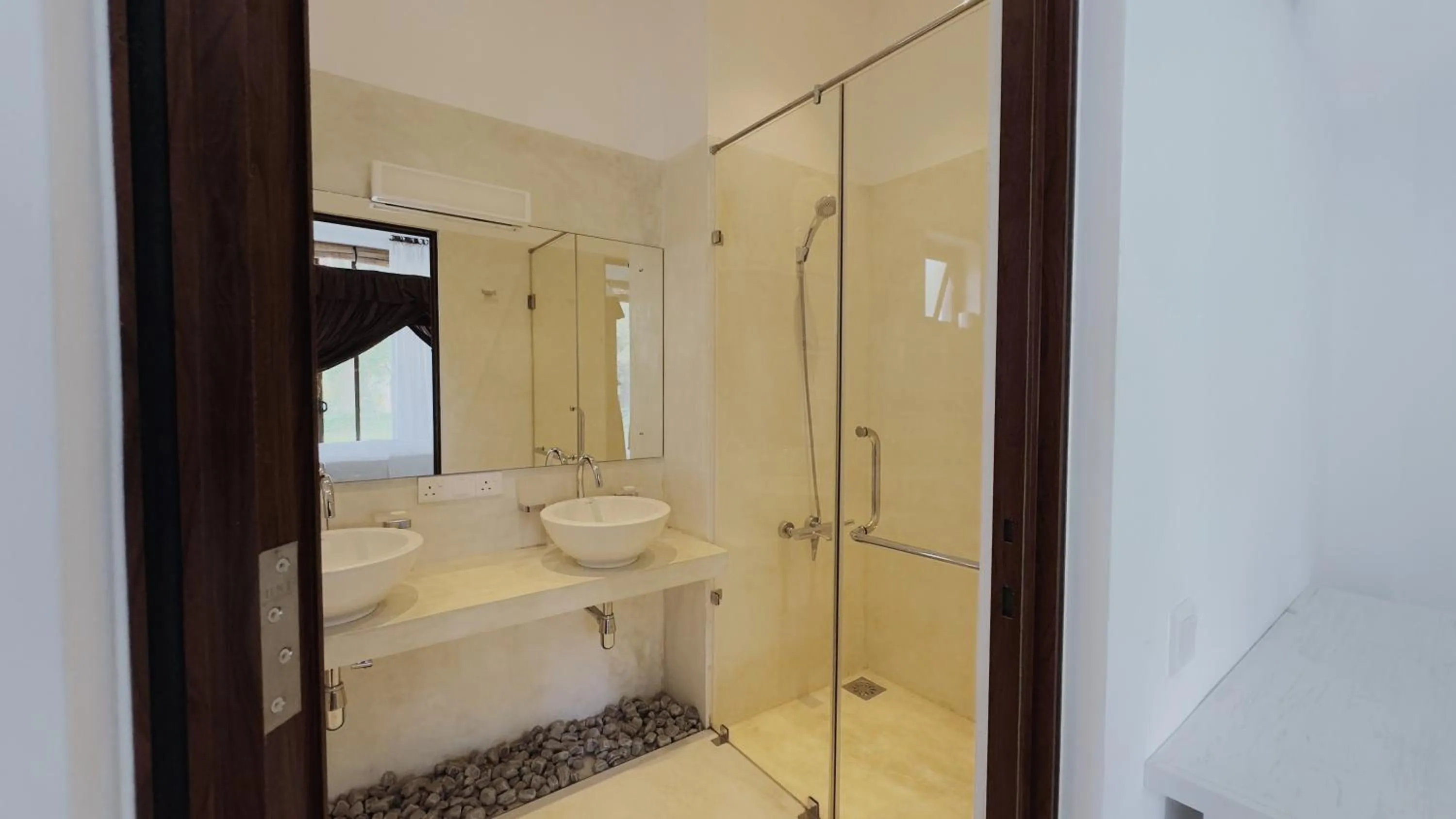 Shower in Palm Garden Ayurveda Resort