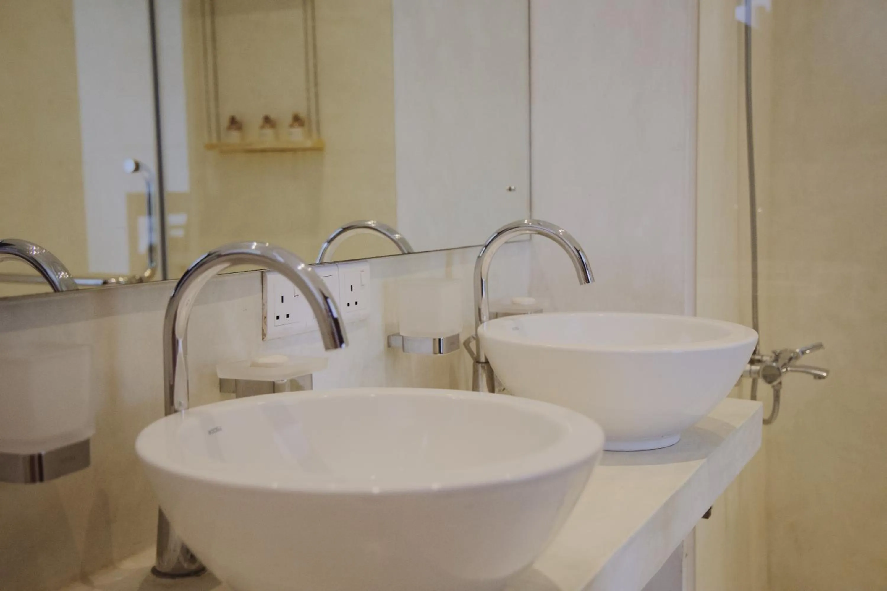 Bathroom in Palm Garden Ayurveda Resort