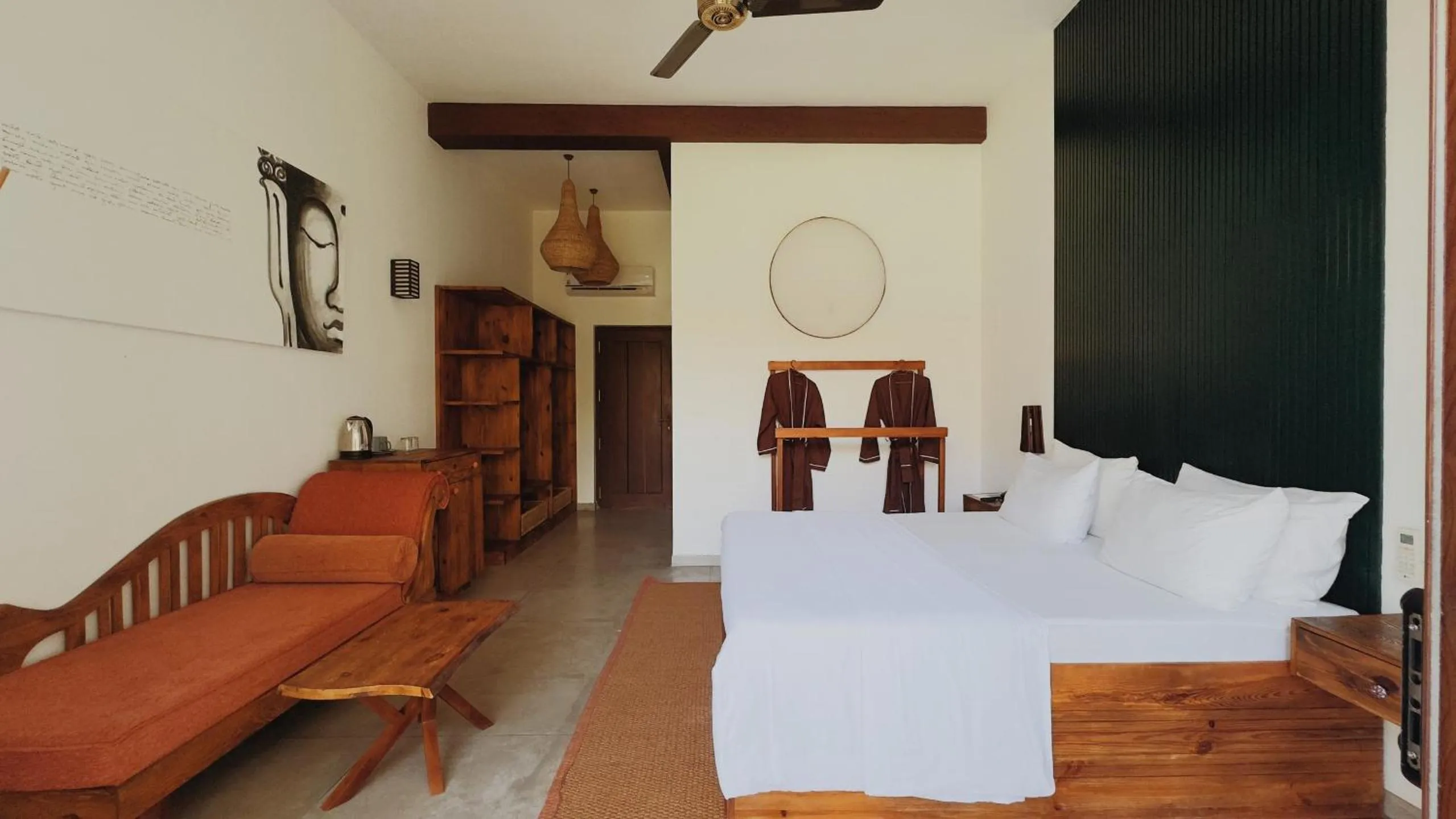 Seating area in Palm Garden Ayurveda Resort