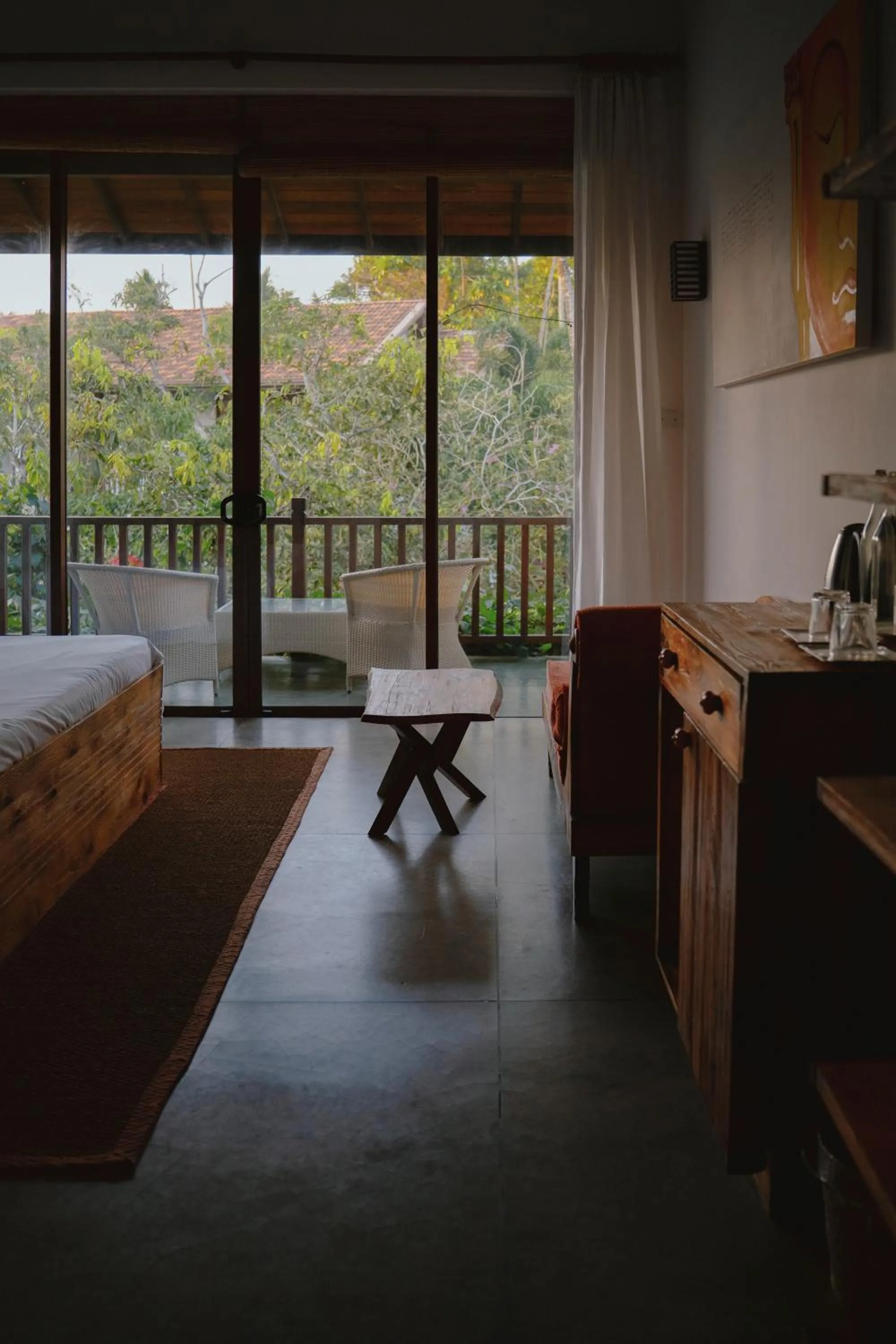 Balcony/Terrace in Palm Garden Ayurveda Resort