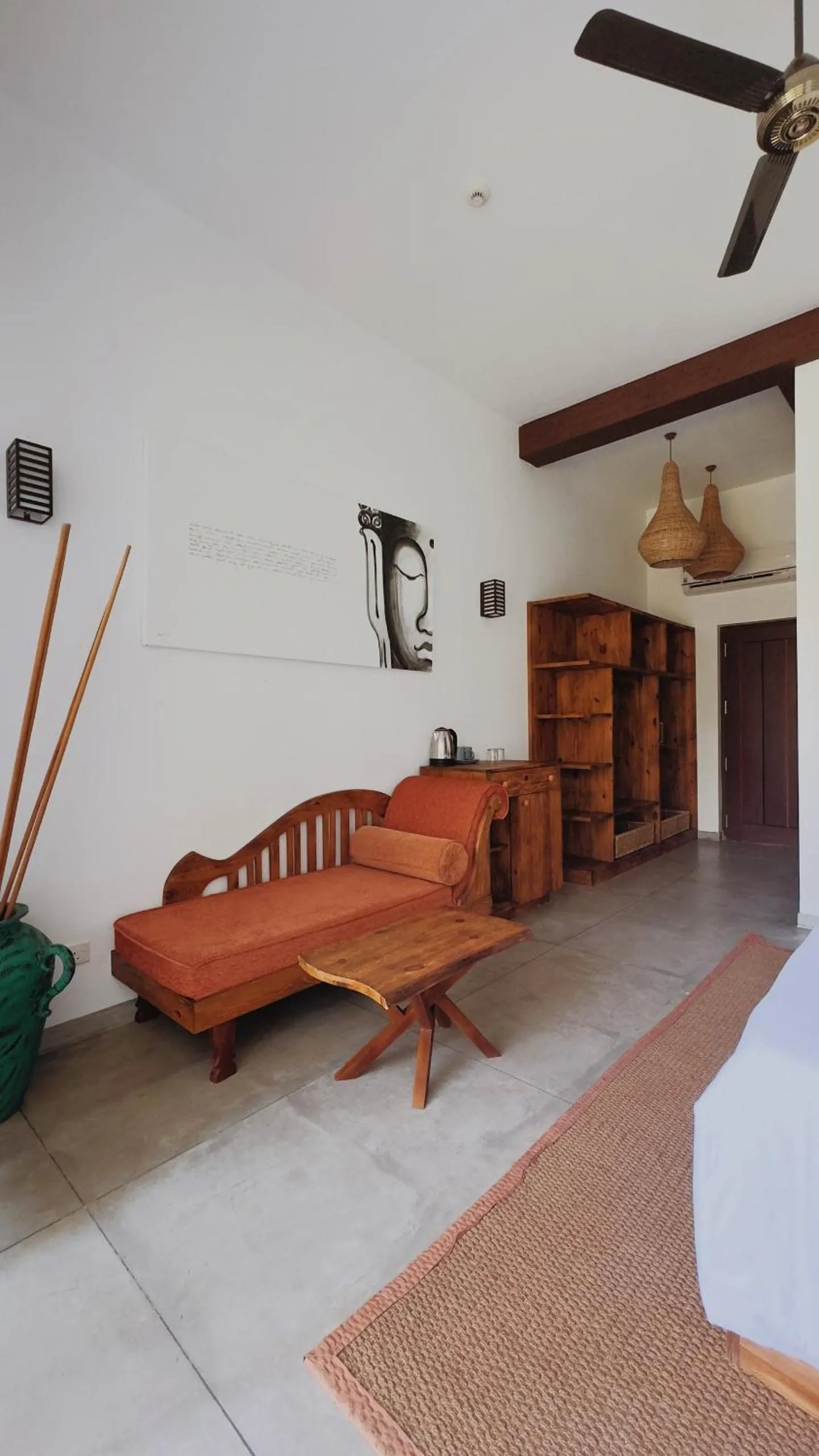 Seating area in Palm Garden Ayurveda Resort