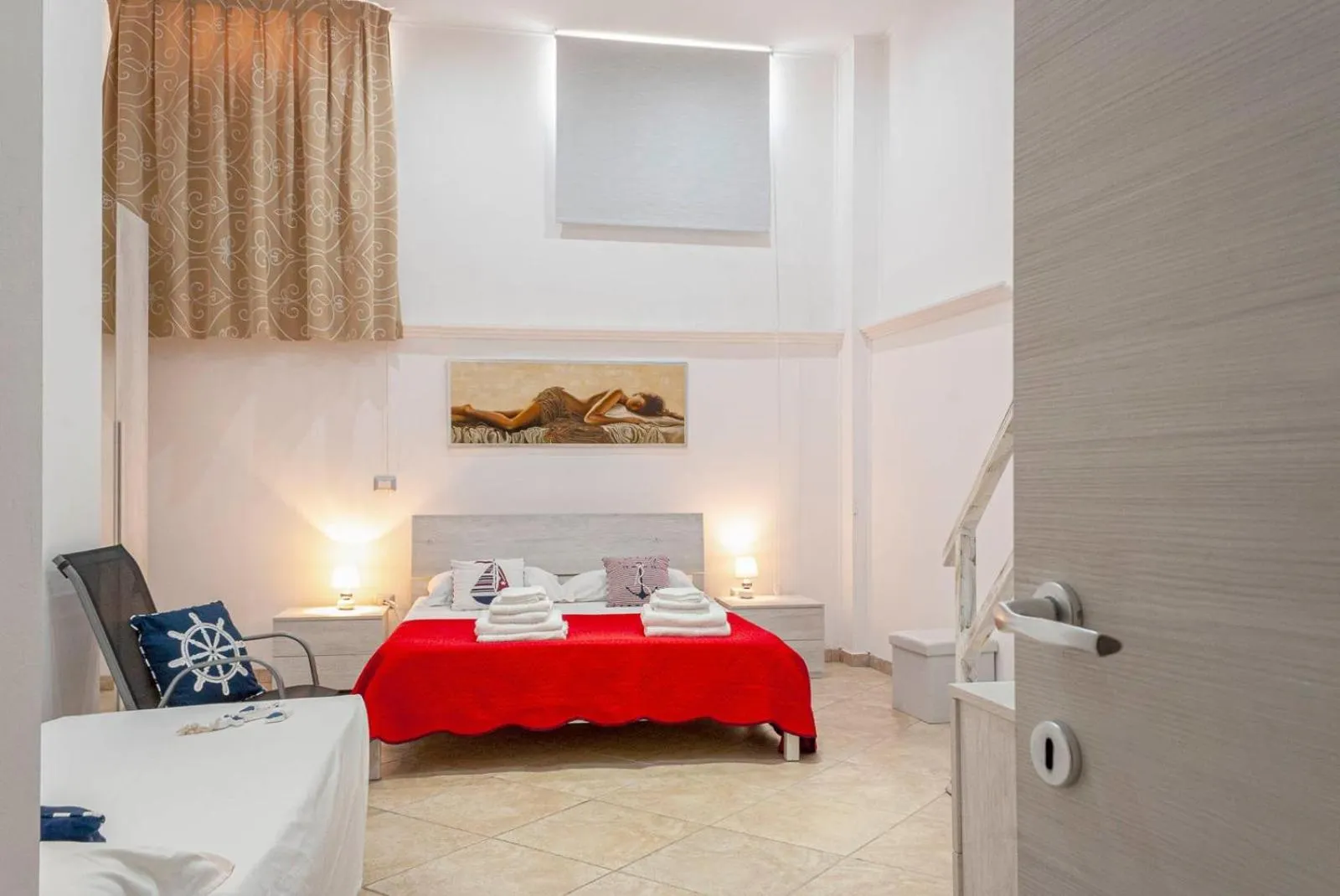 Bedroom, Bed in da Rocco B&B